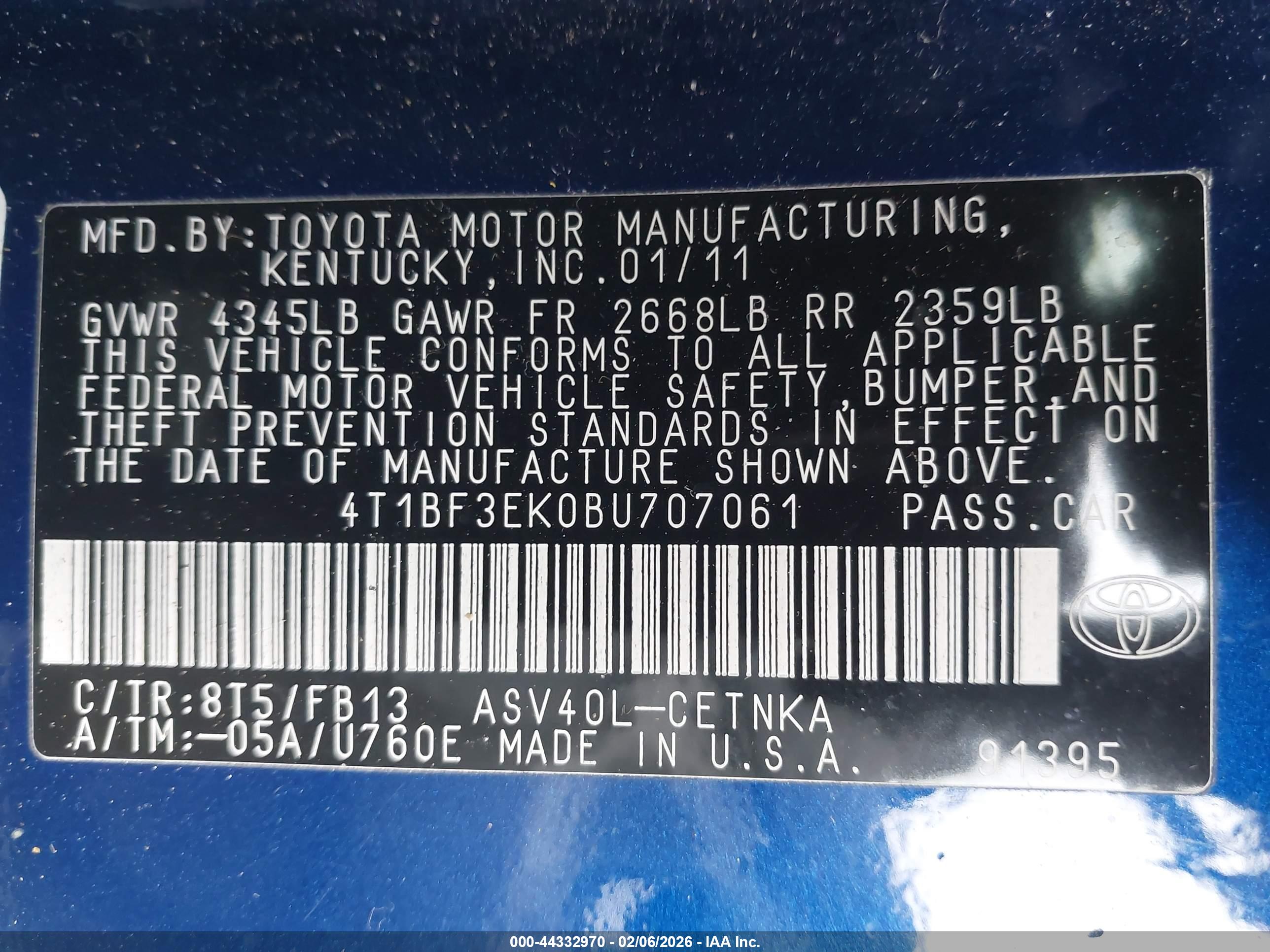 TOYOTA CAMRY image 9