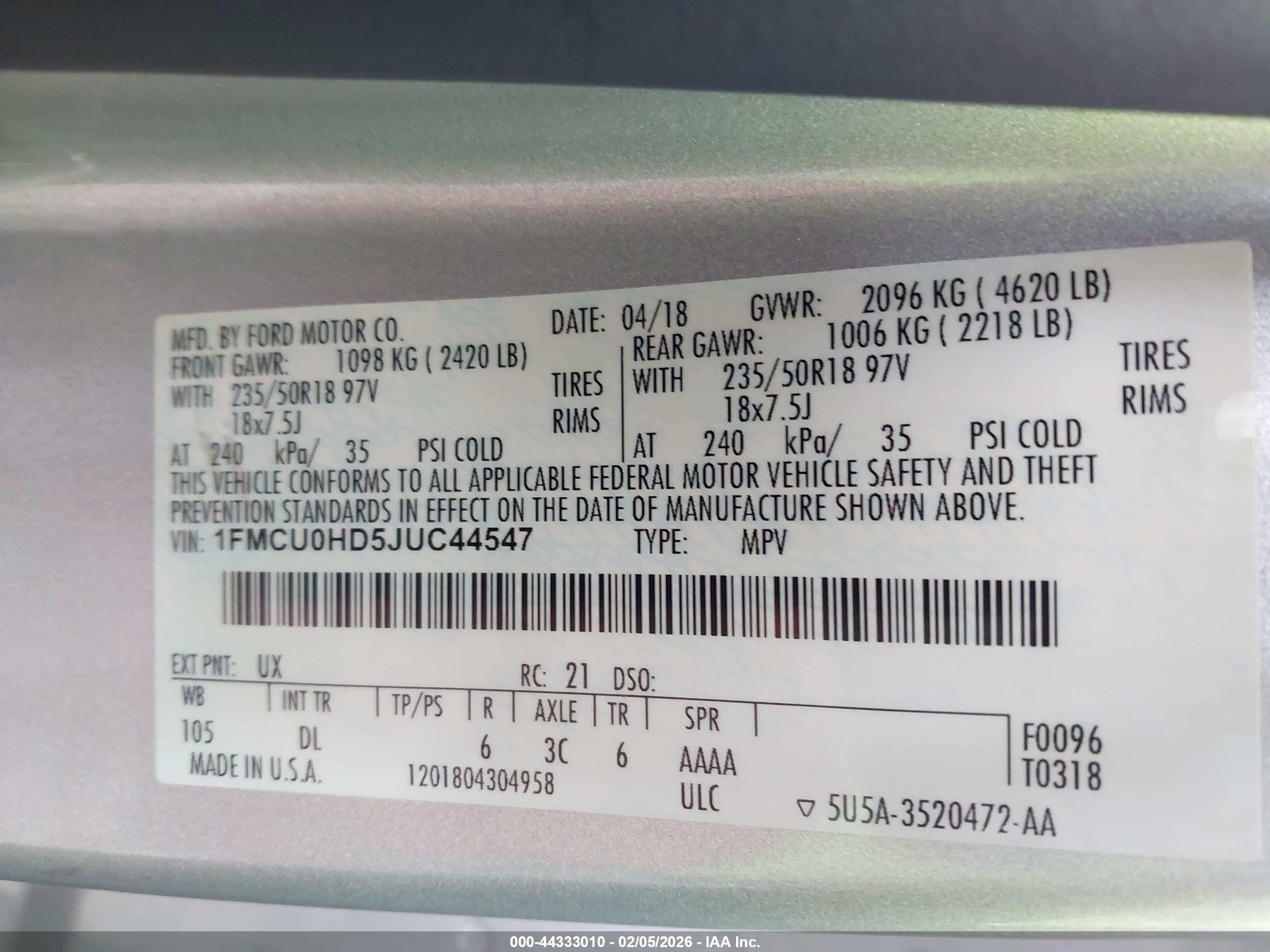 FORD ESCAPE image 9