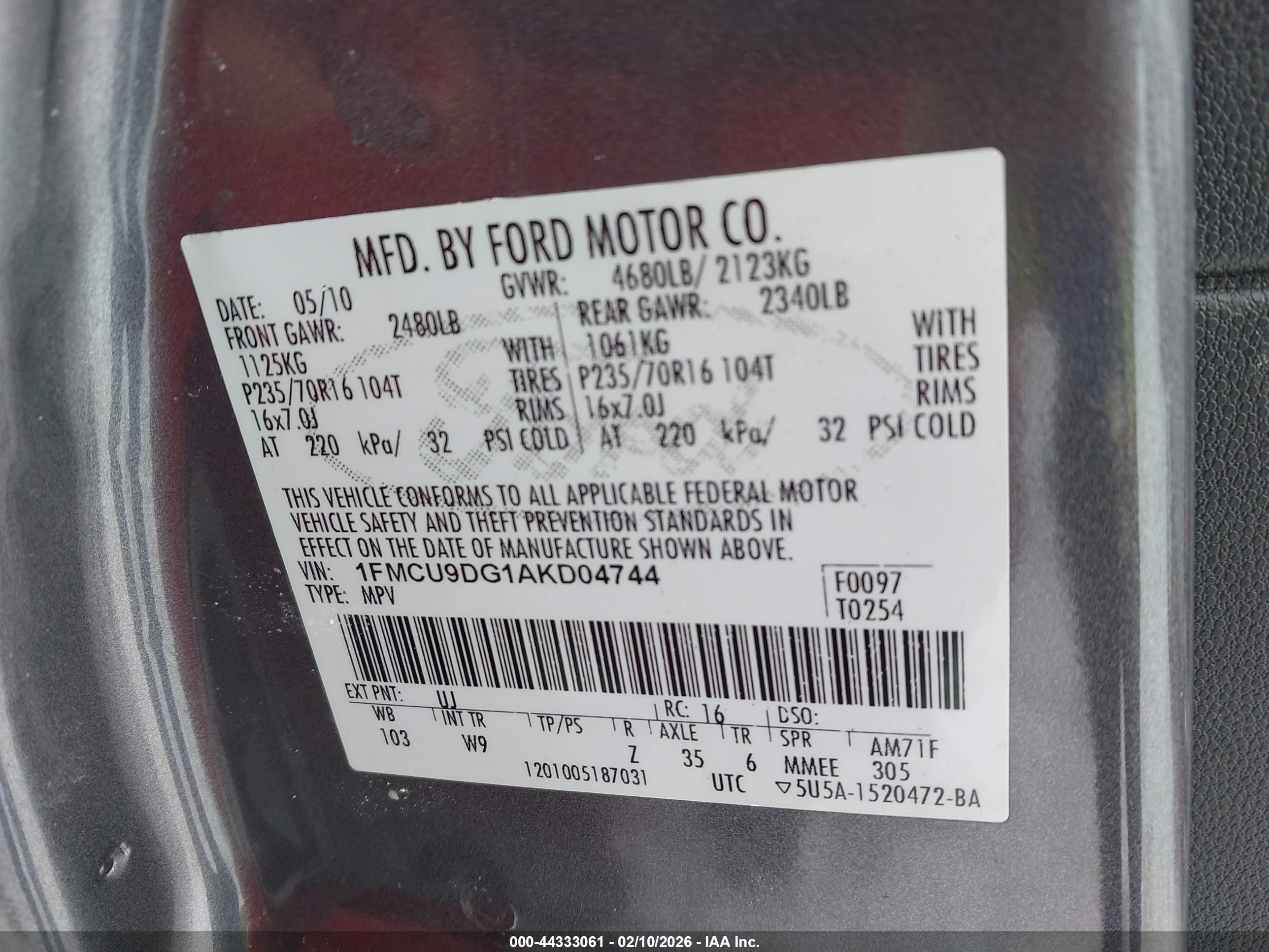 FORD ESCAPE image 9