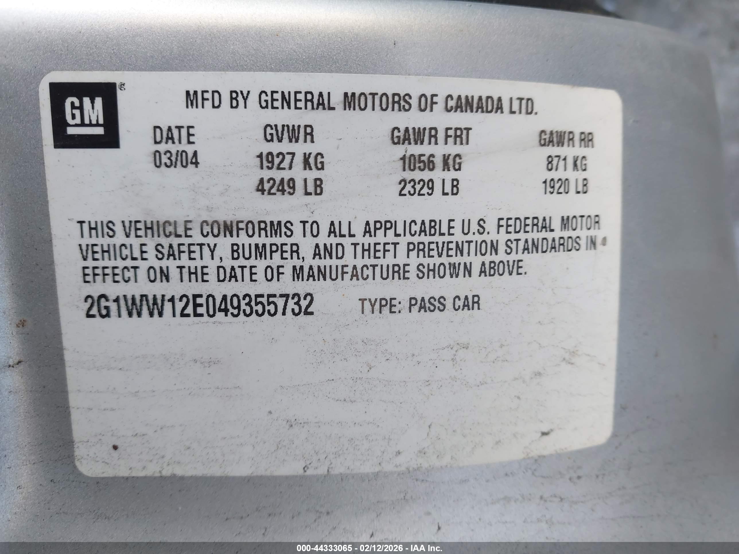 CHEVROLET MONTE image 9