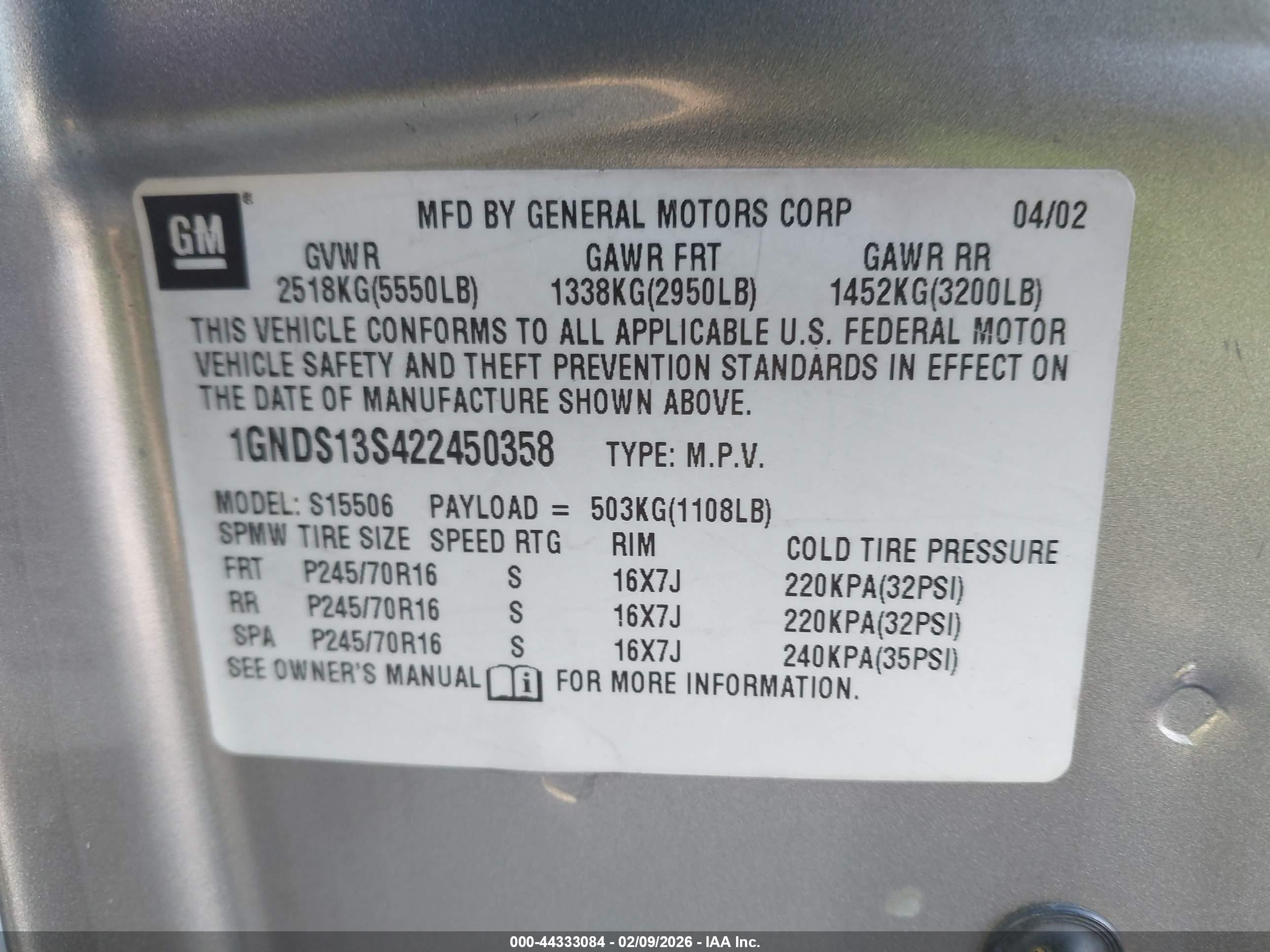 CHEVROLET TRAILBLAZER image 9