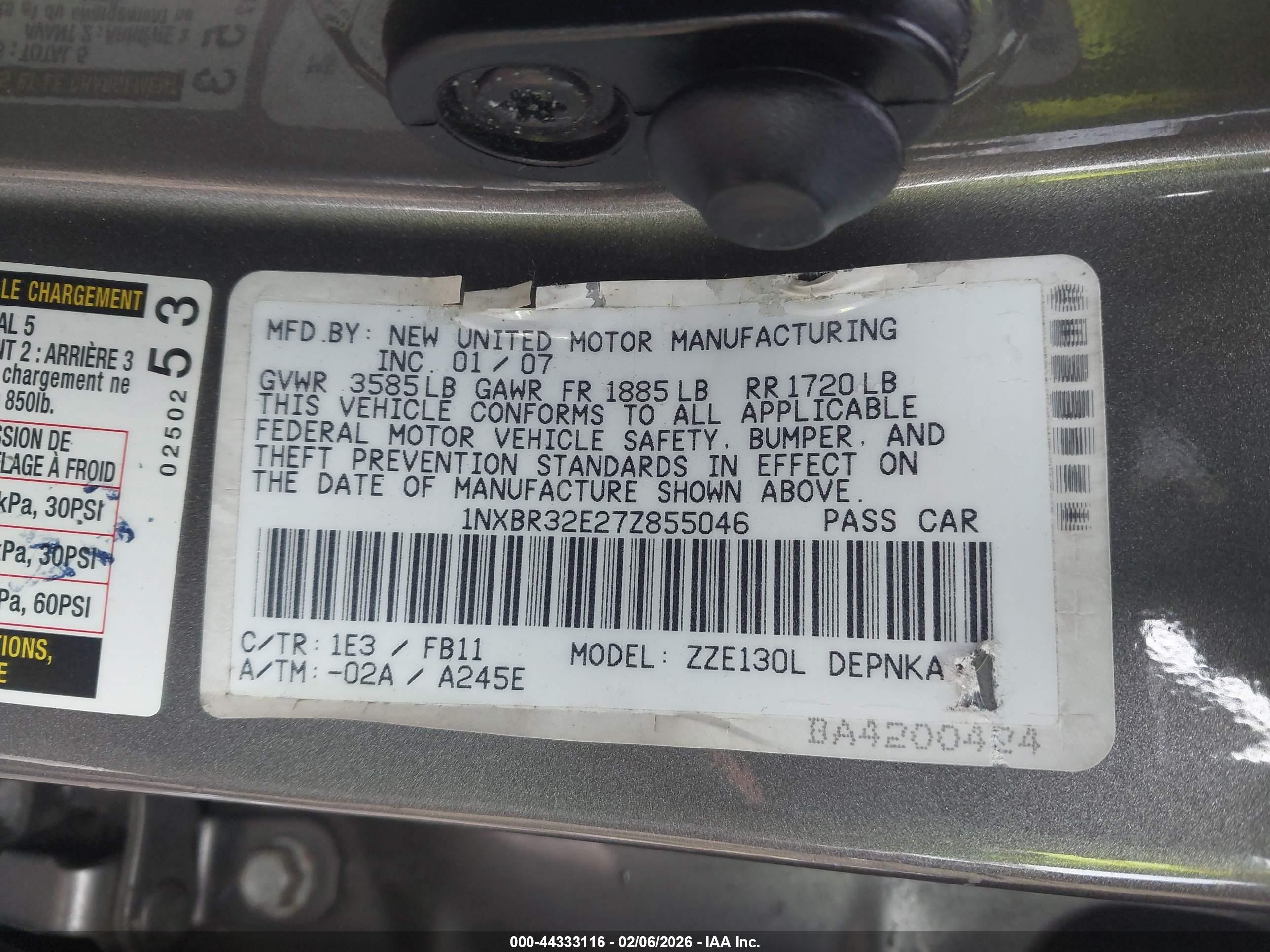 TOYOTA COROLLA image 9