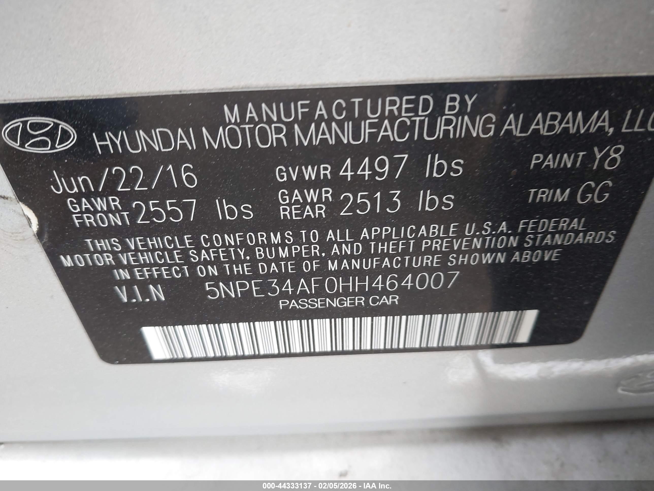 HYUNDAI SONATA image 9