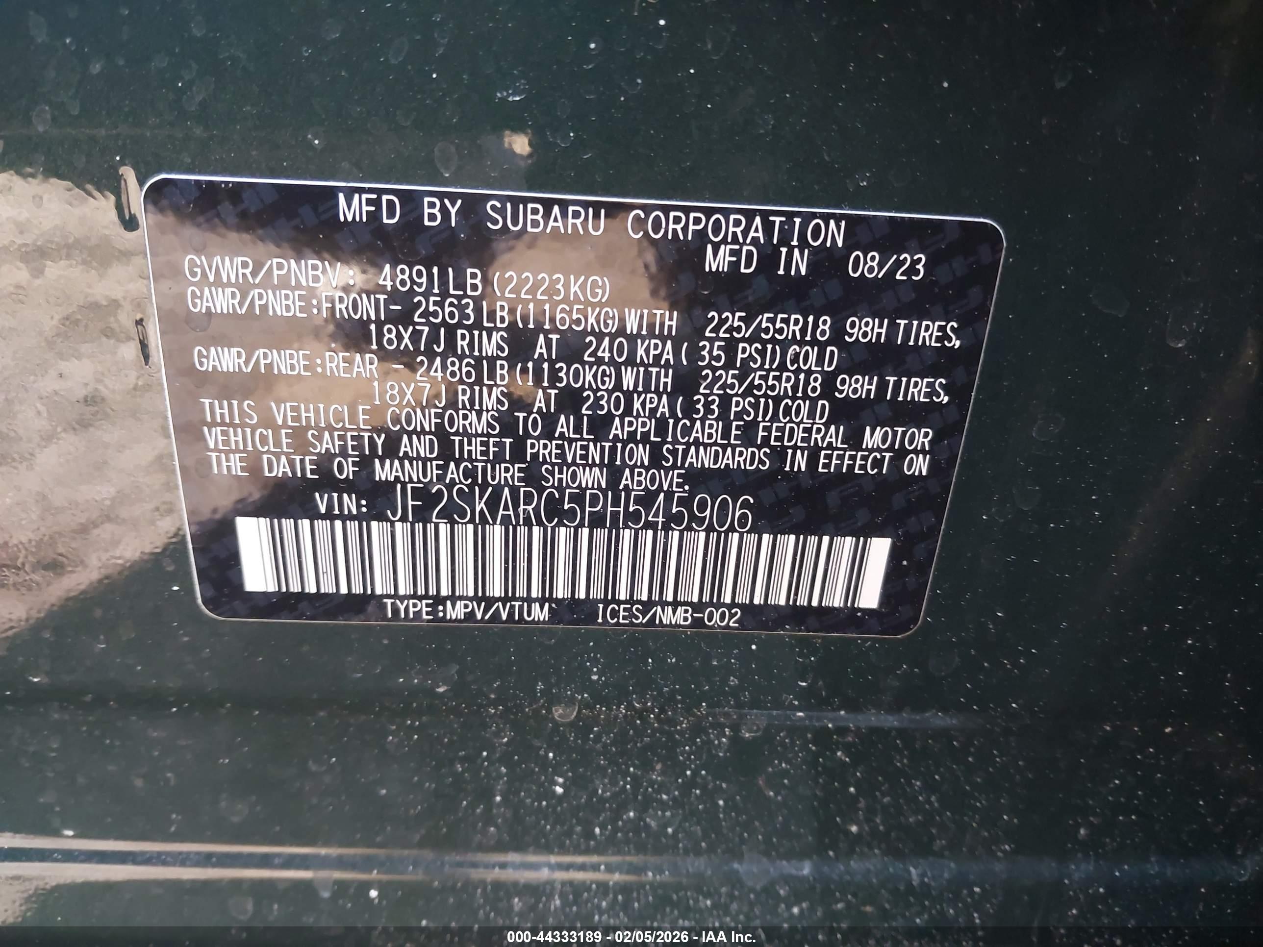 SUBARU FORESTER image 9