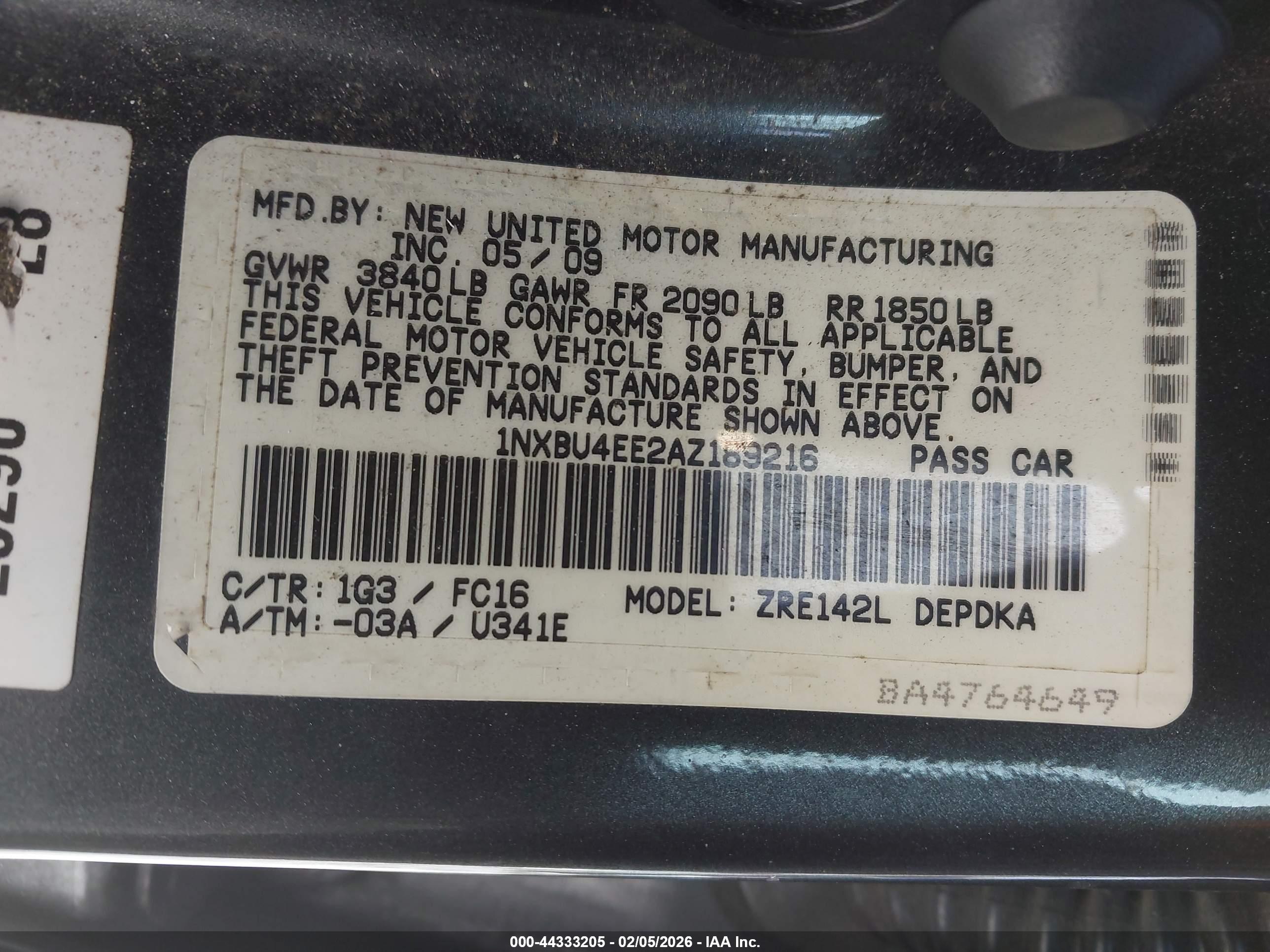 TOYOTA COROLLA image 9