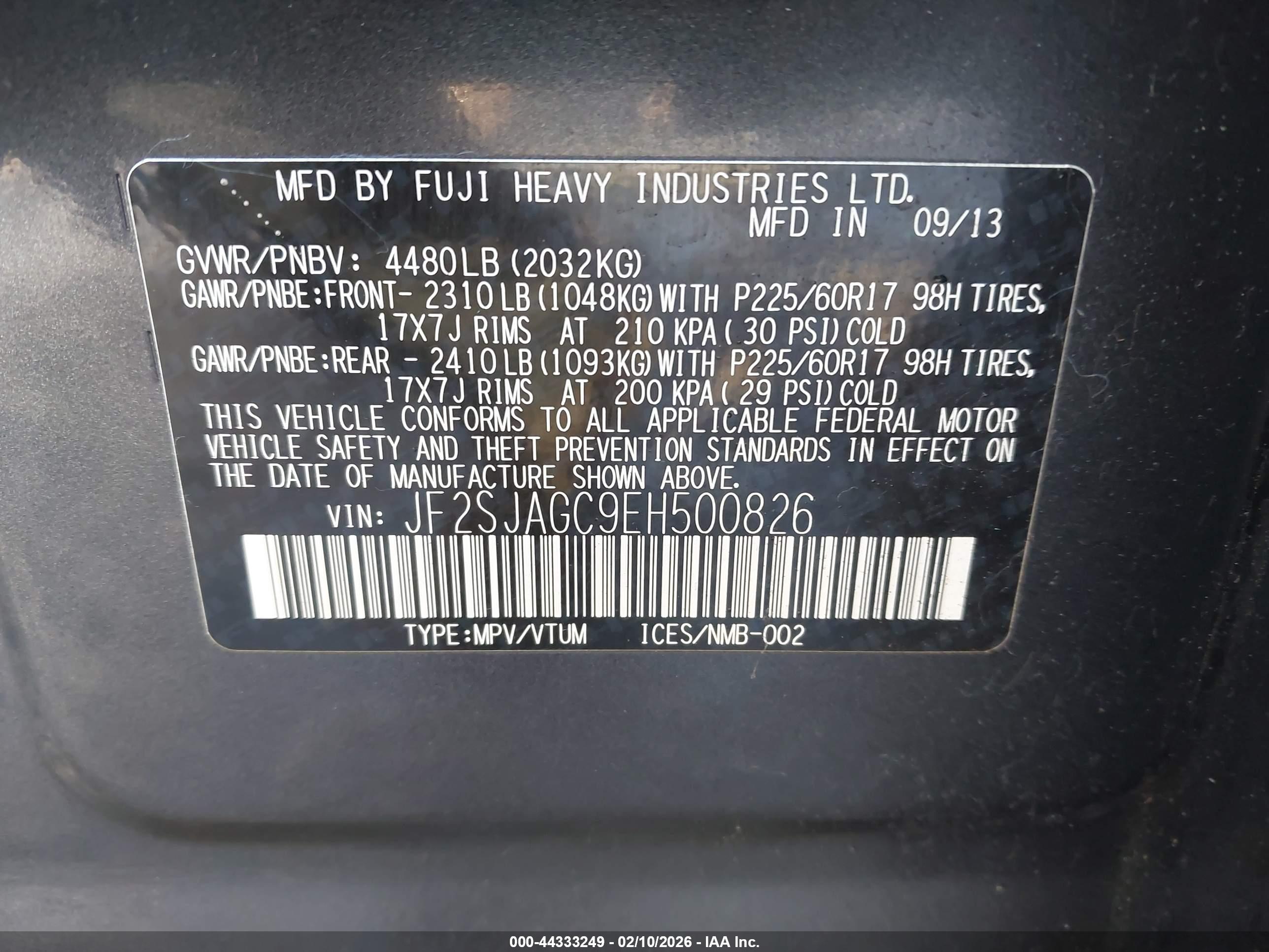 SUBARU FORESTER image 9