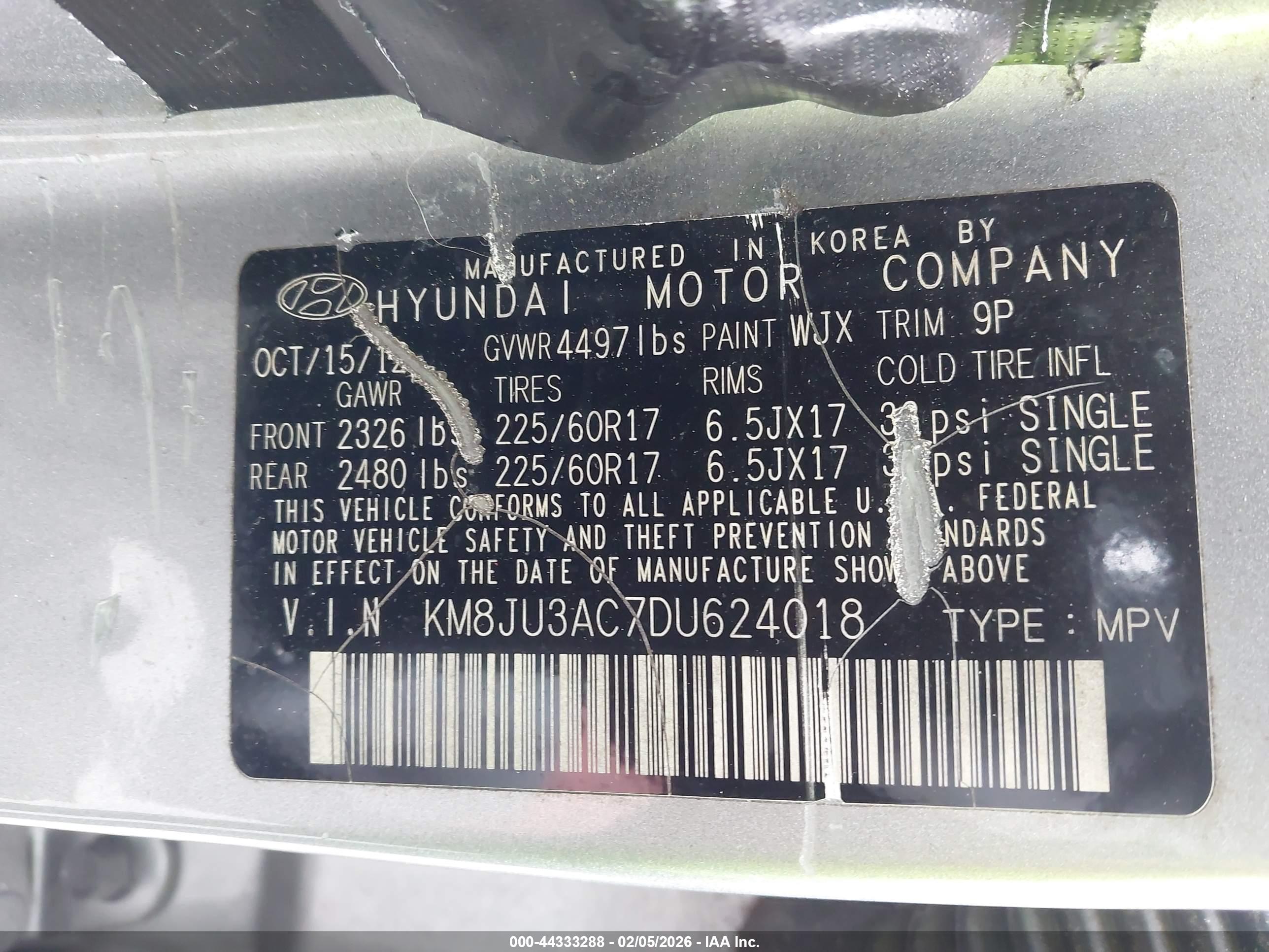 HYUNDAI TUCSON image 9