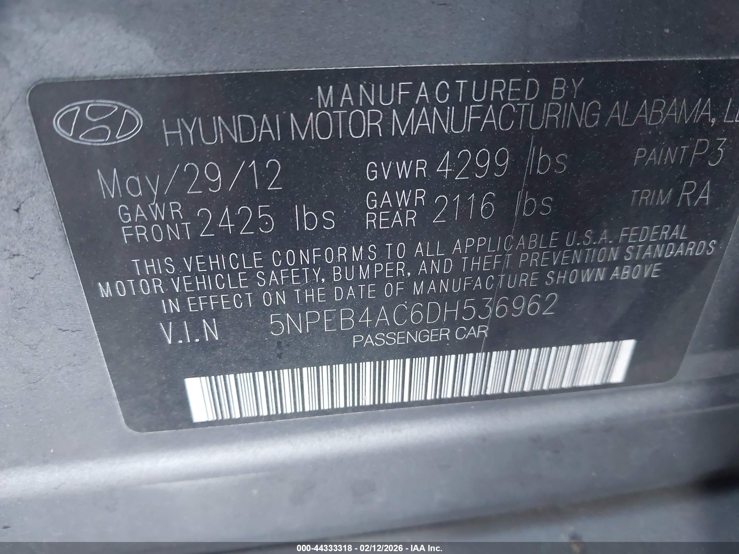 HYUNDAI SONATA image 9