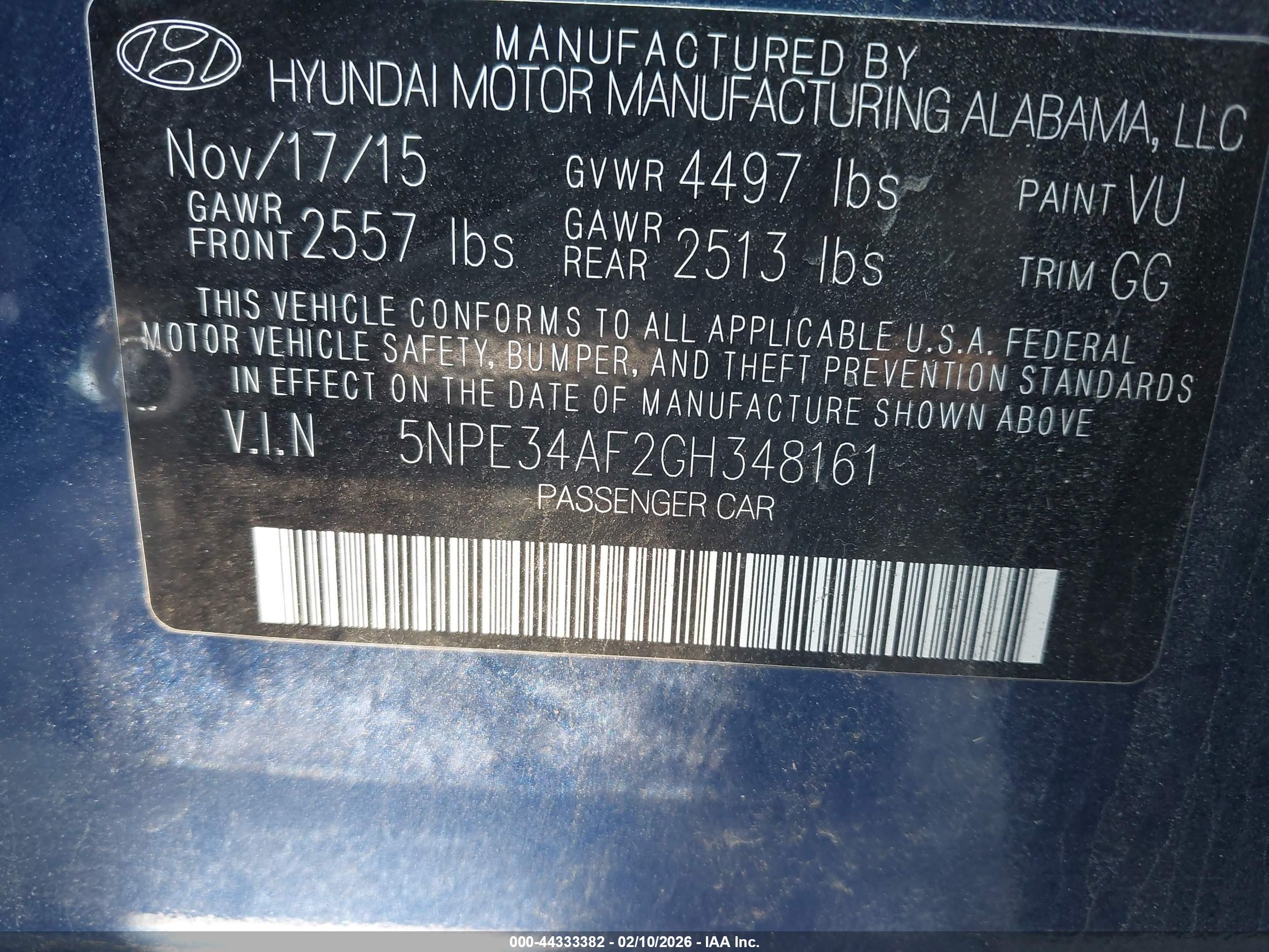 HYUNDAI SONATA image 9