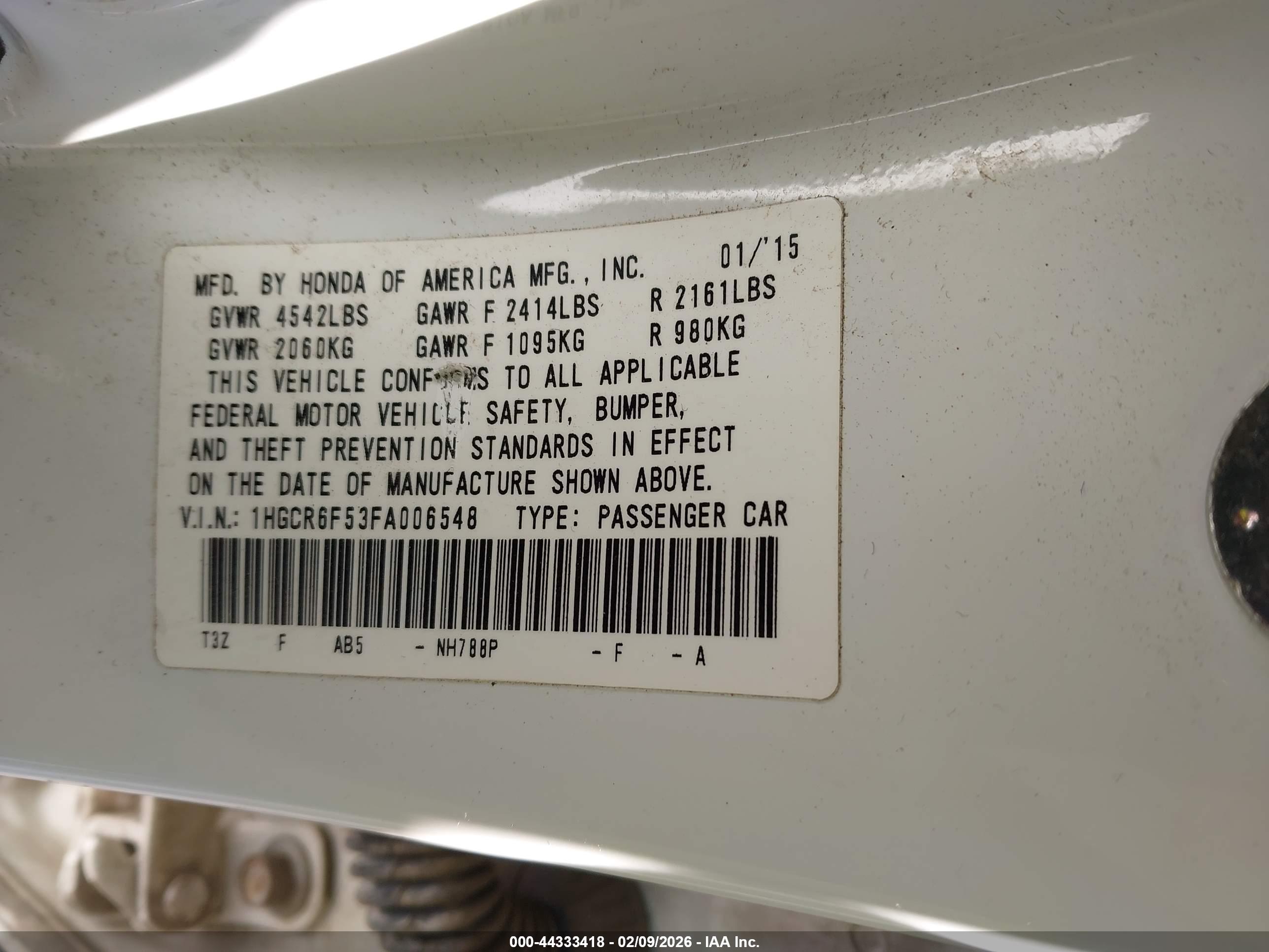 HONDA ACCORD image 9