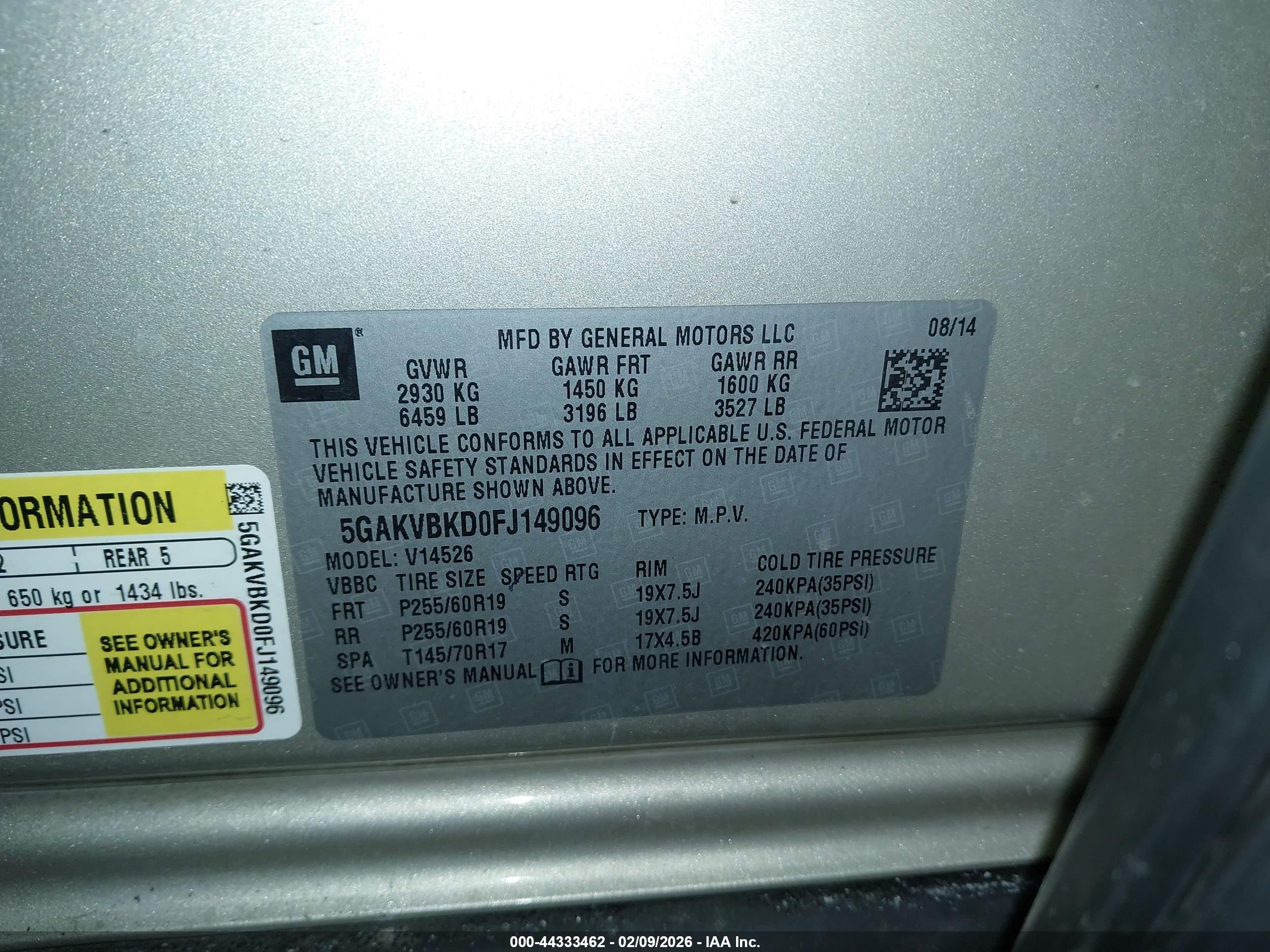 BUICK ENCLAVE image 9