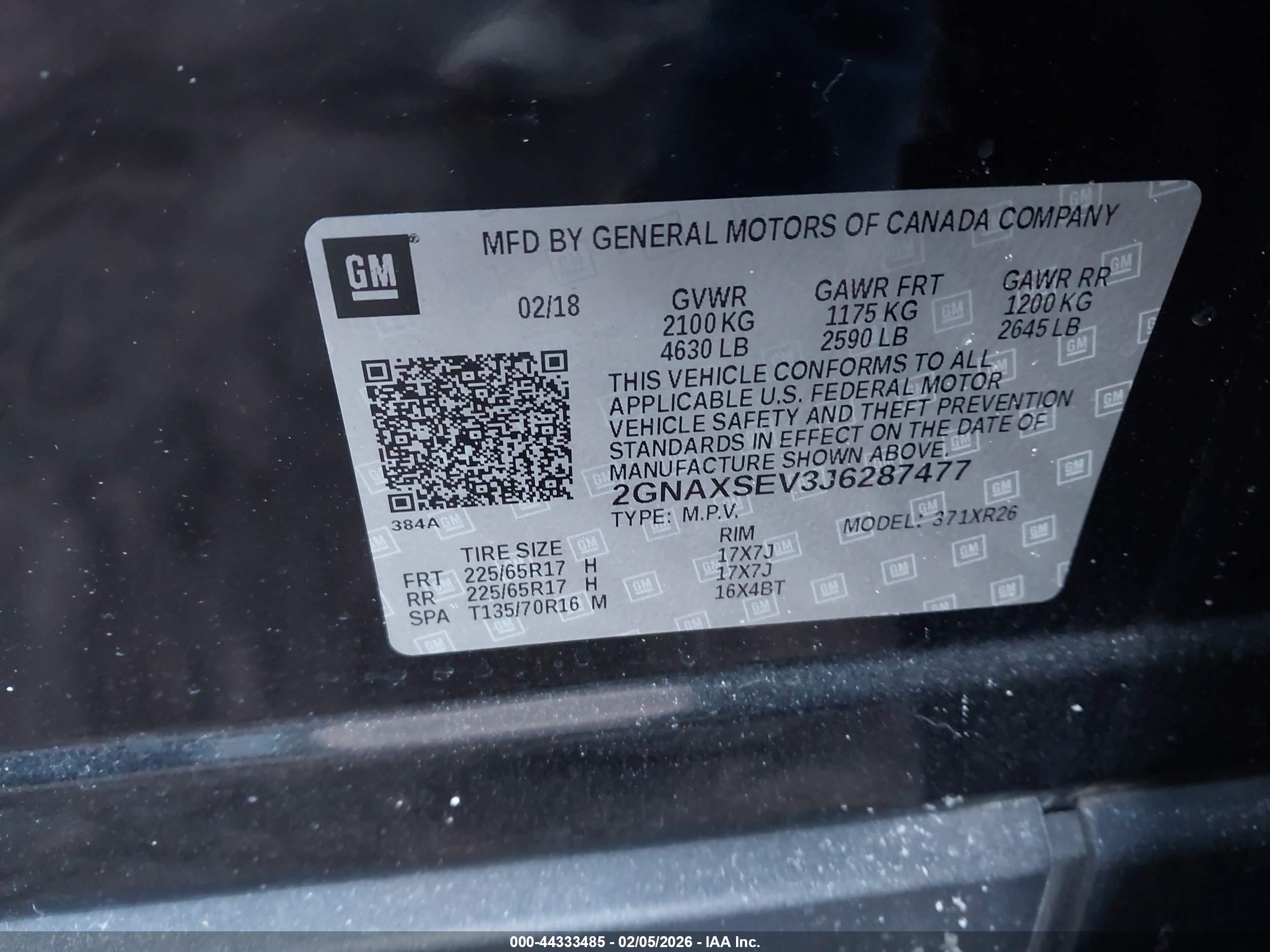 CHEVROLET EQUINOX image 9