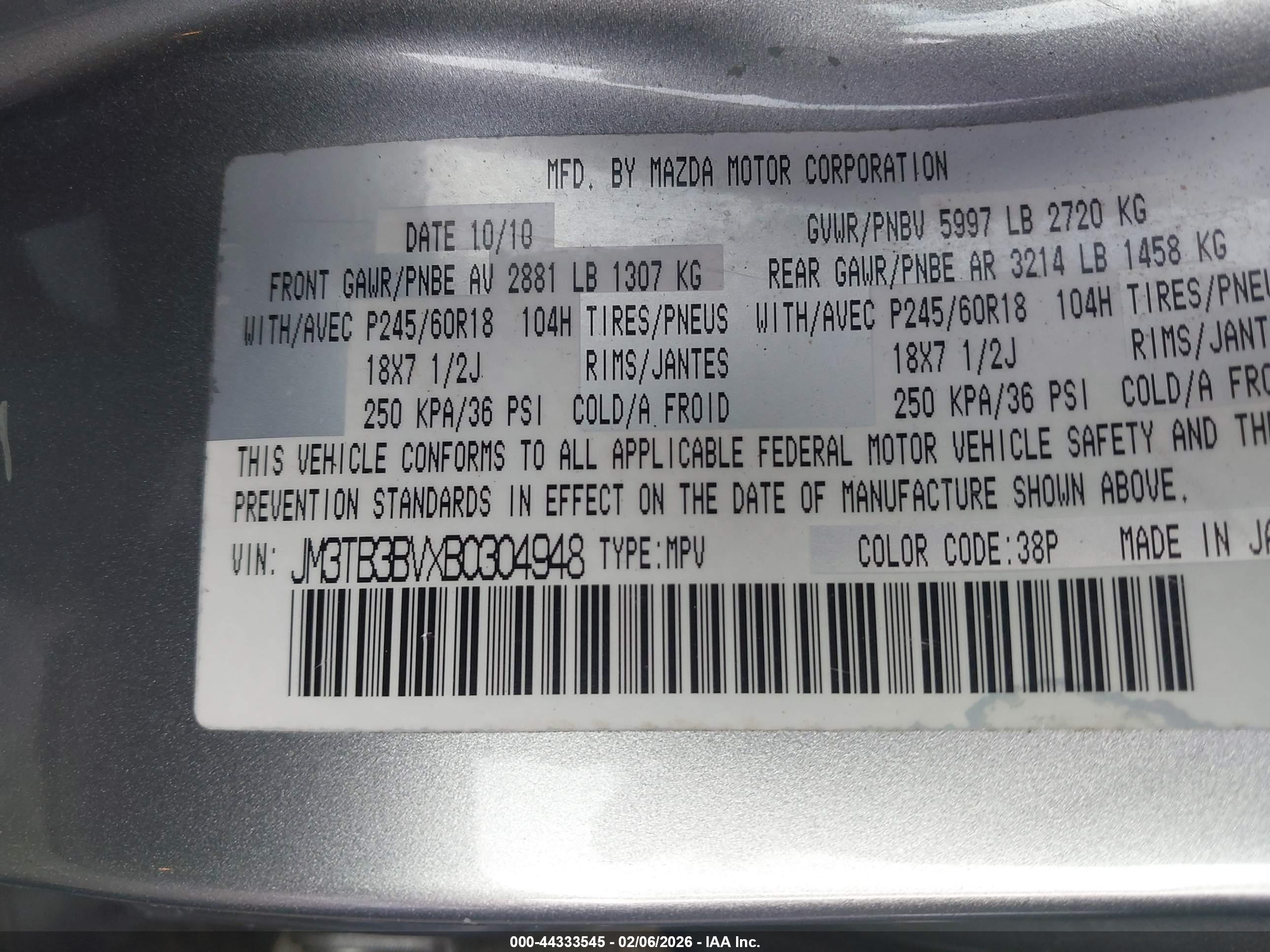 MAZDA CX-9 image 9
