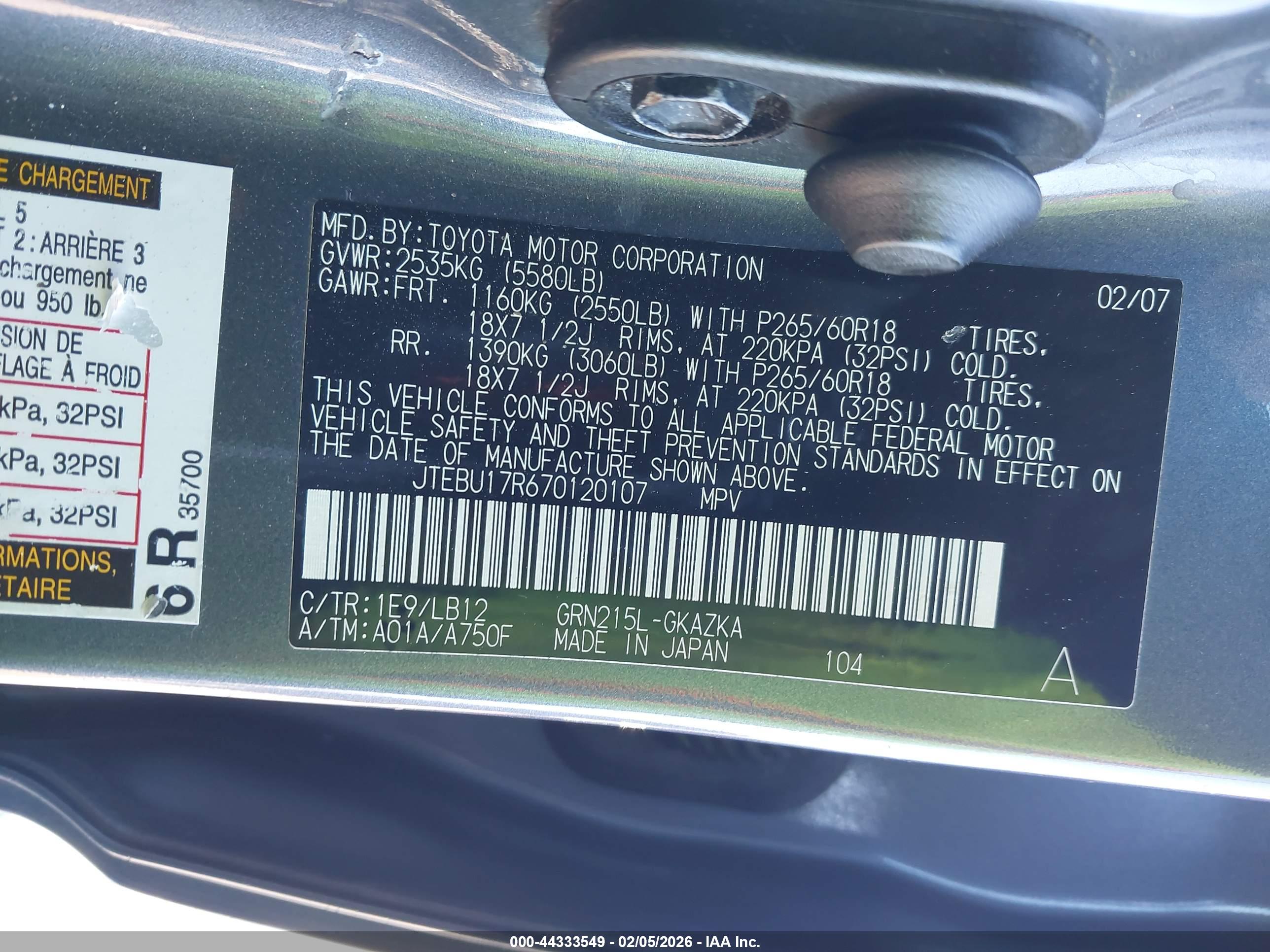 TOYOTA 4RUNNER image 9
