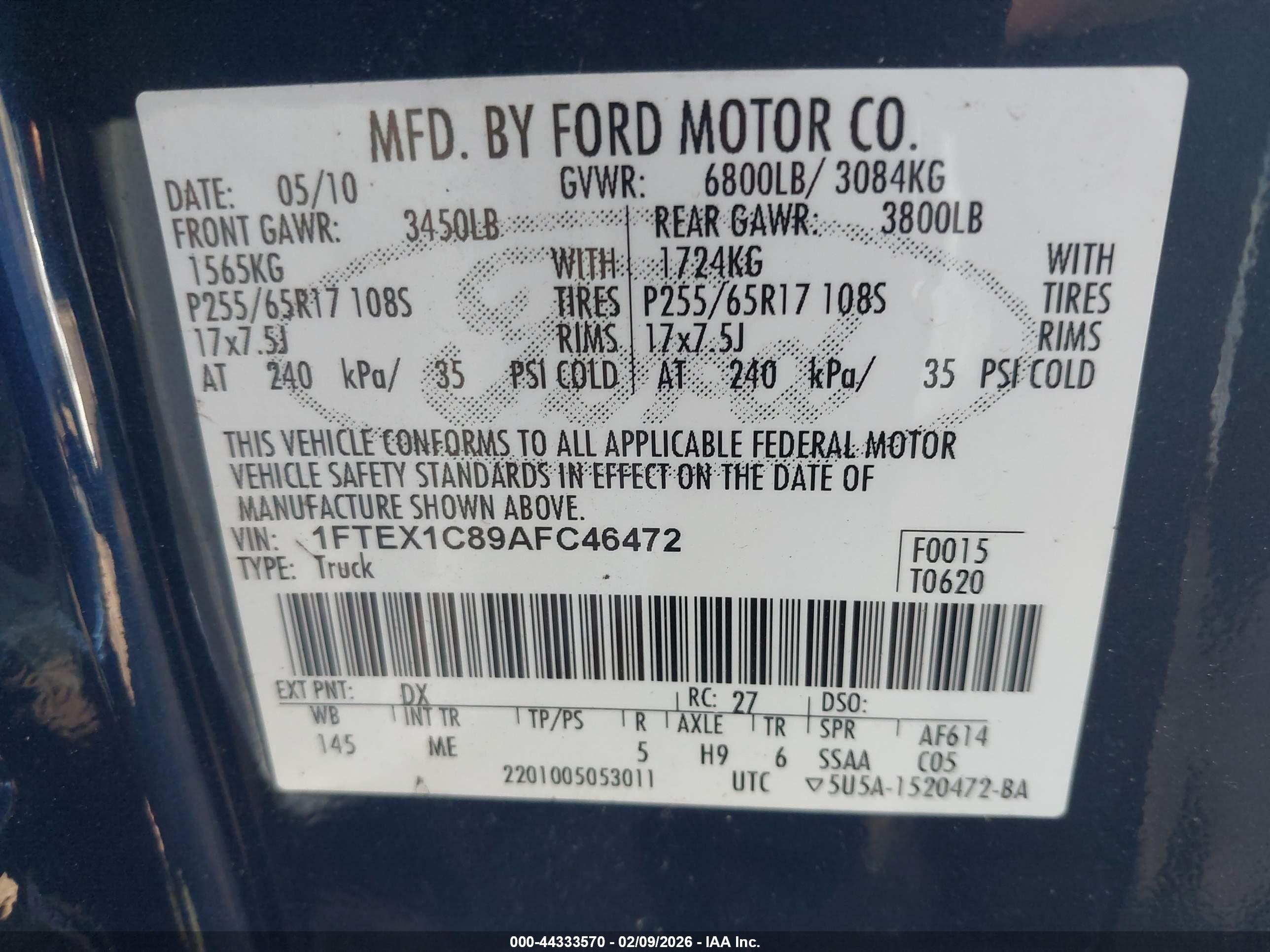 FORD F-150 image 9