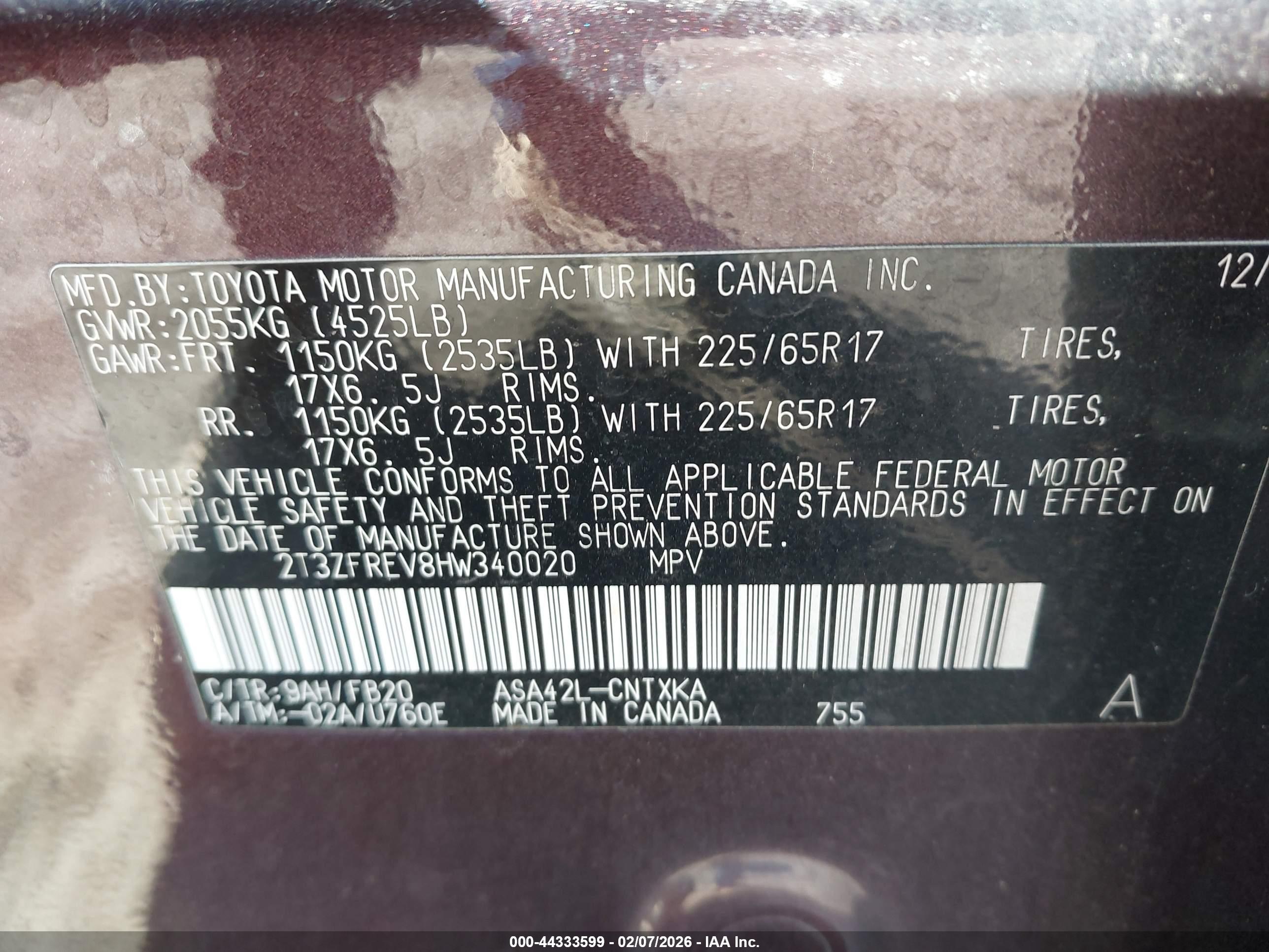 TOYOTA RAV4 image 9
