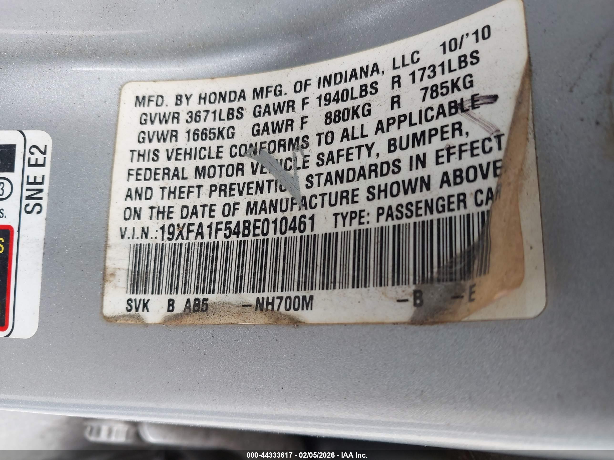 HONDA CIVIC image 9