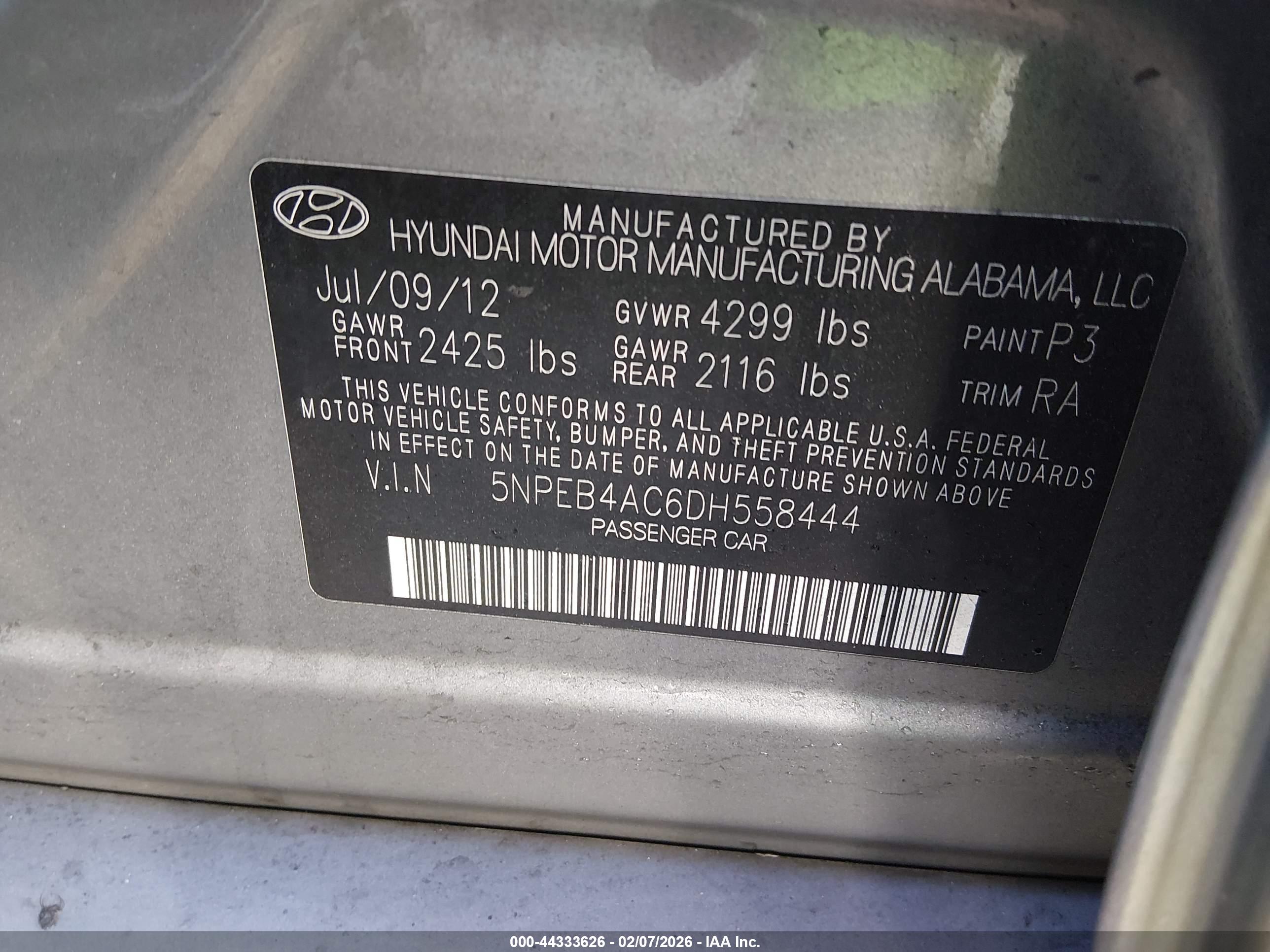 HYUNDAI SONATA image 9