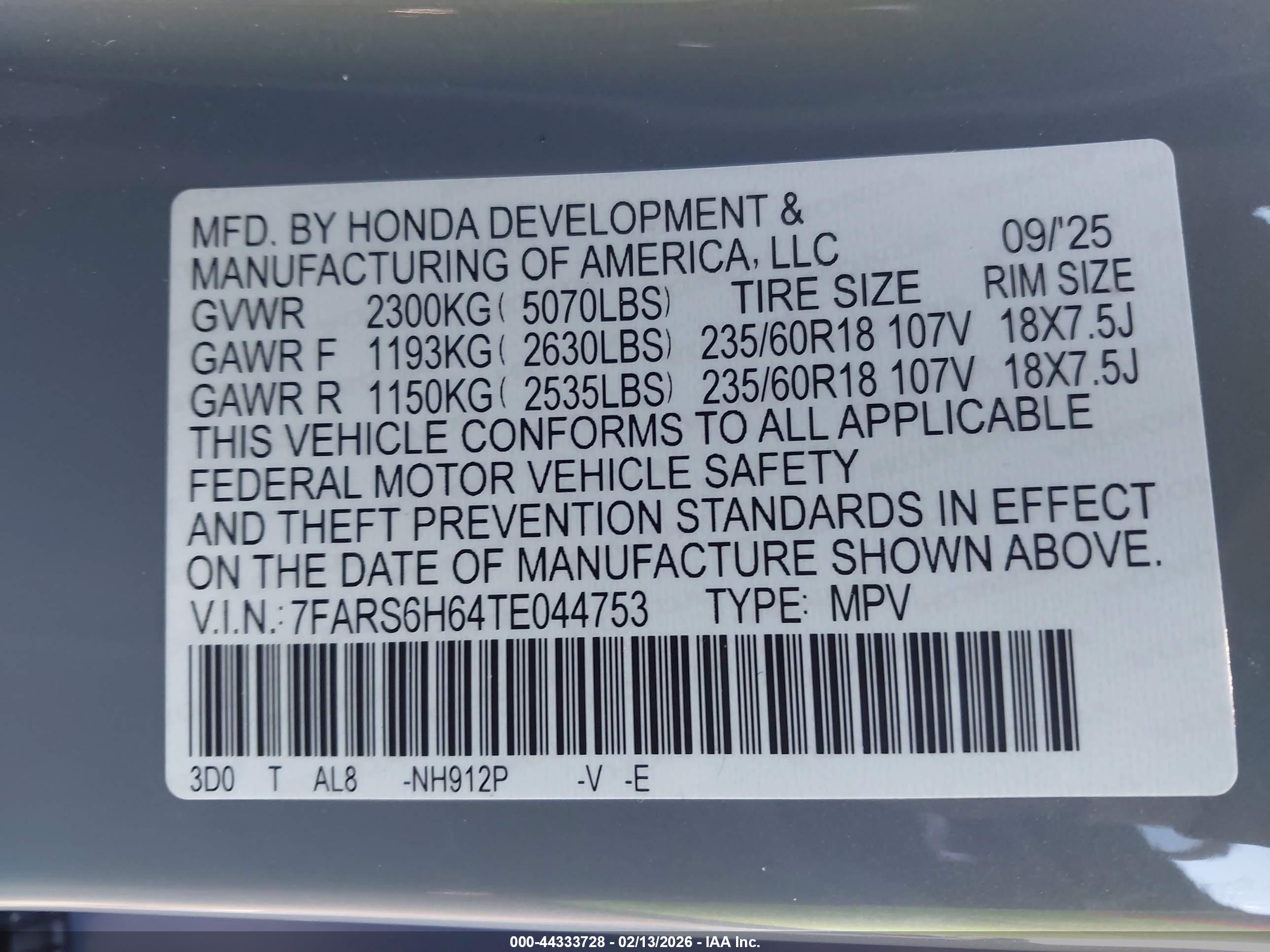 HONDA CR-V image 9