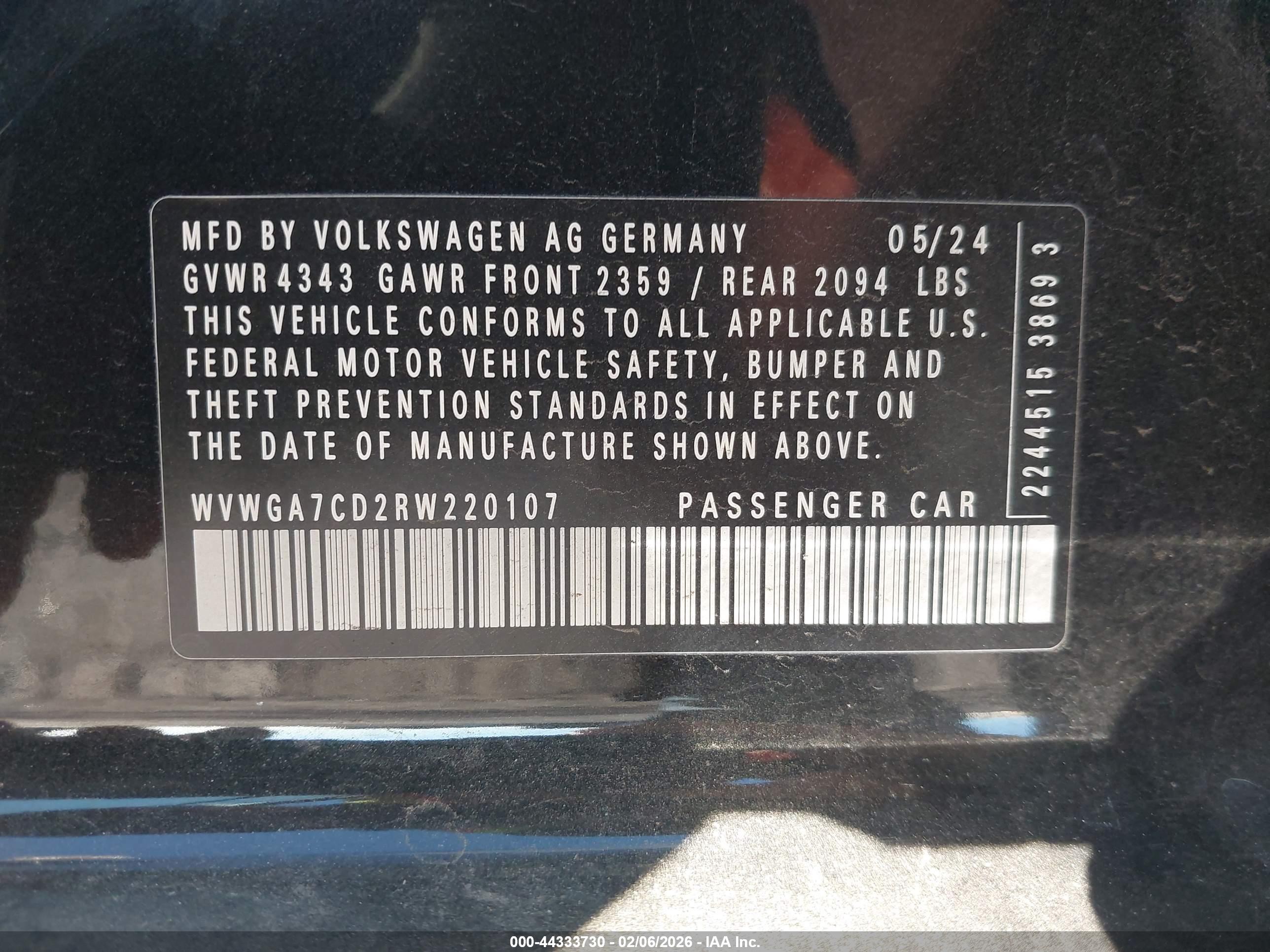 VOLKSWAGEN GOLF image 9