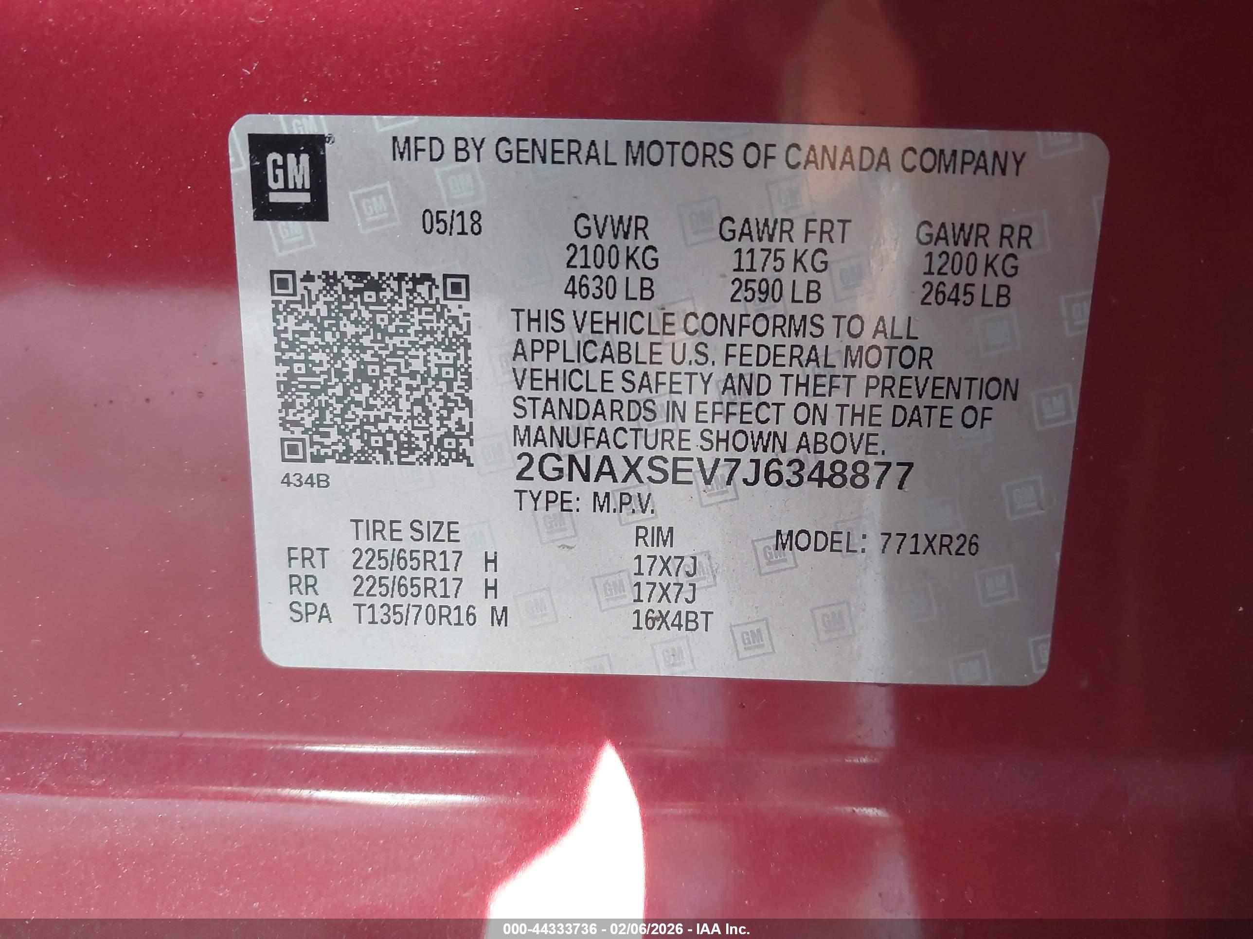 CHEVROLET EQUINOX image 9