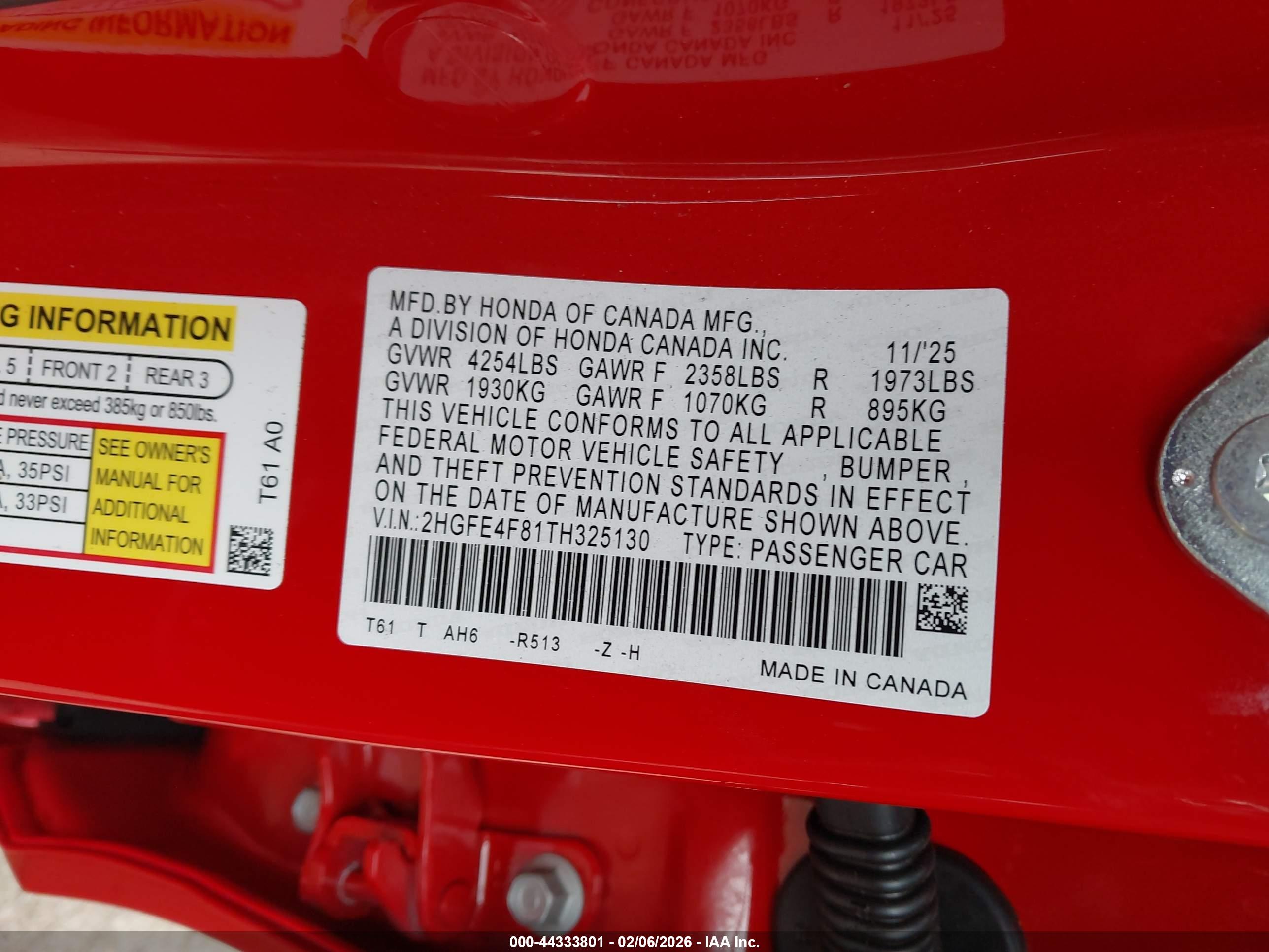 HONDA CIVIC image 9