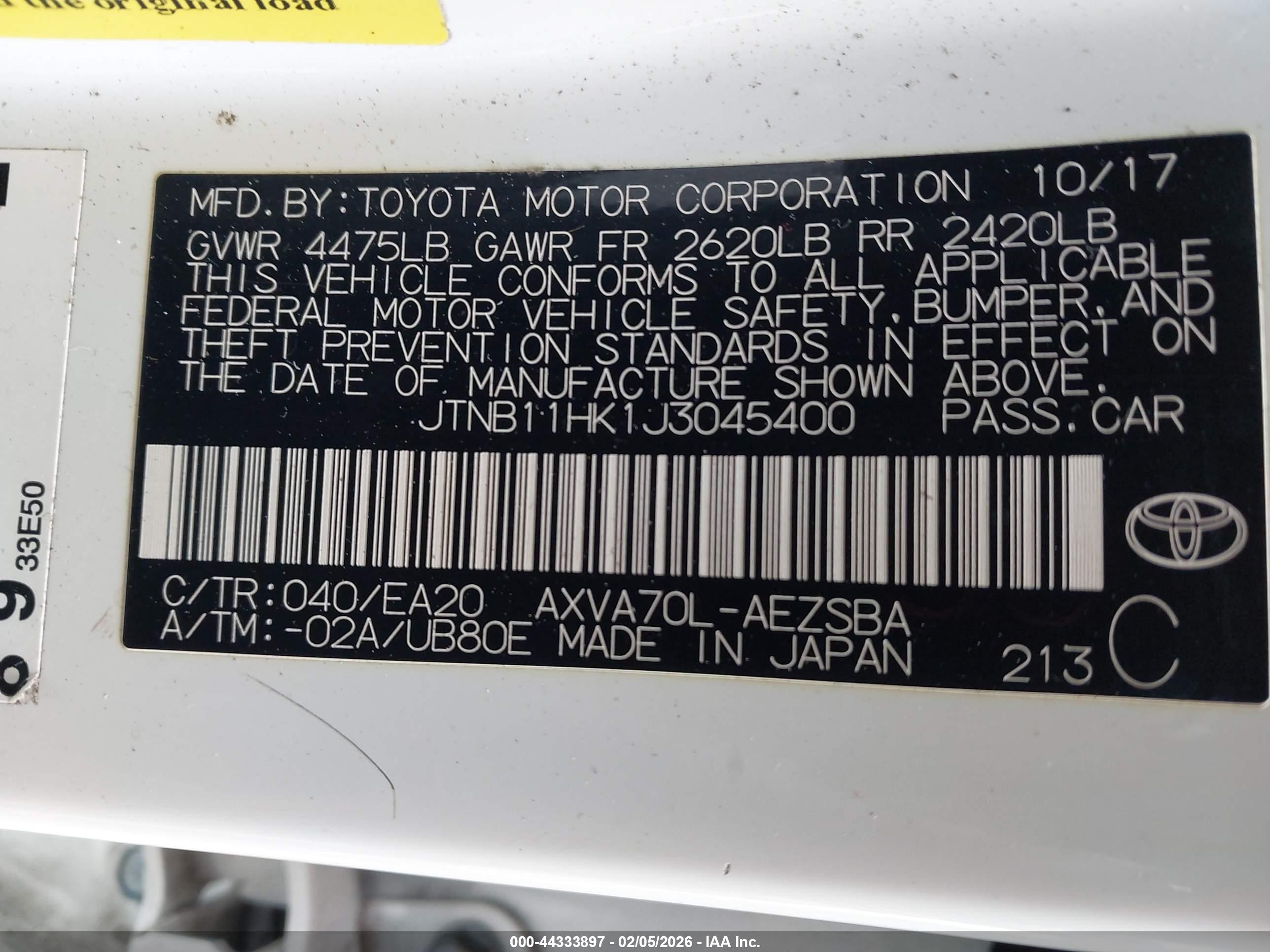 TOYOTA CAMRY image 9