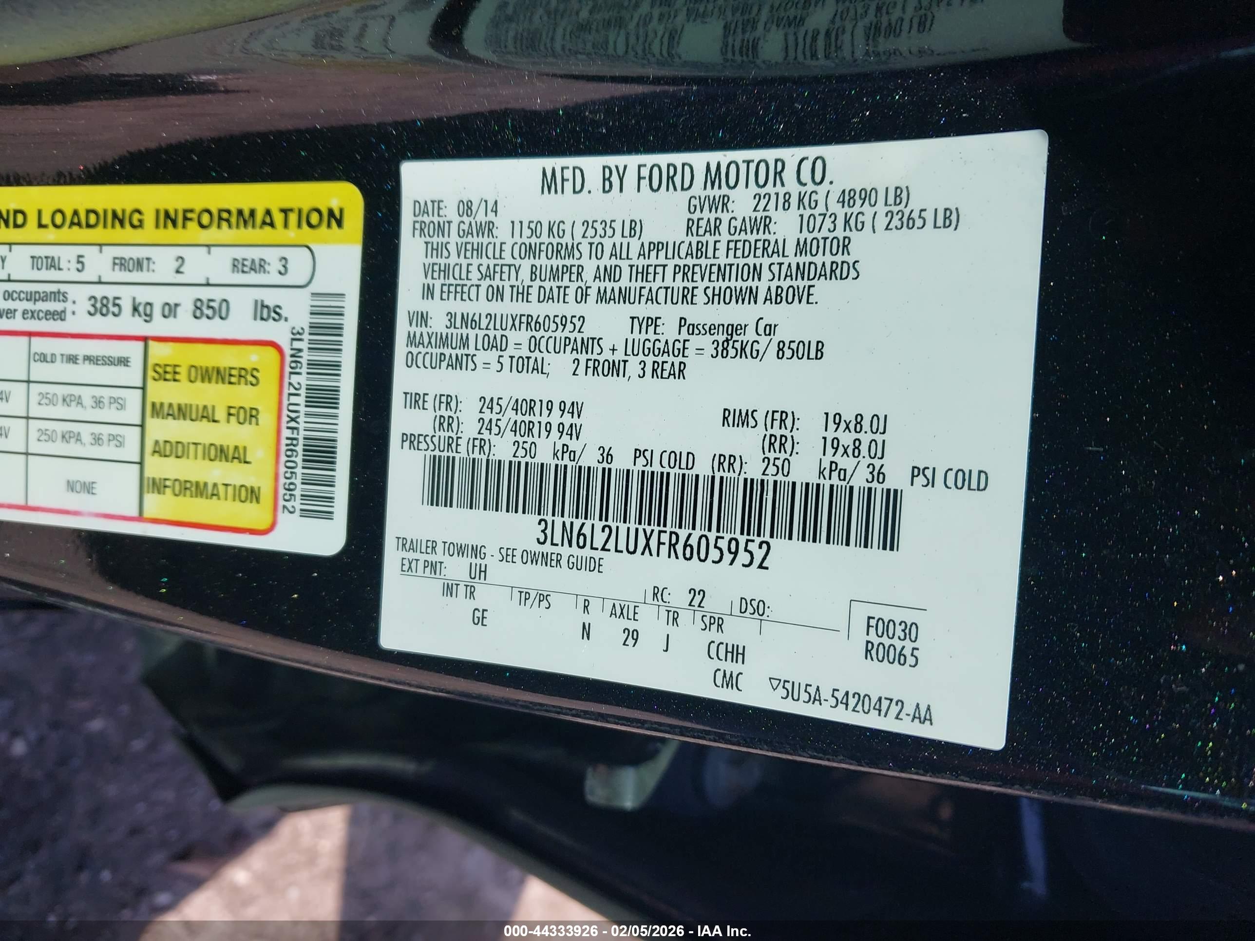 LINCOLN MKZ image 9