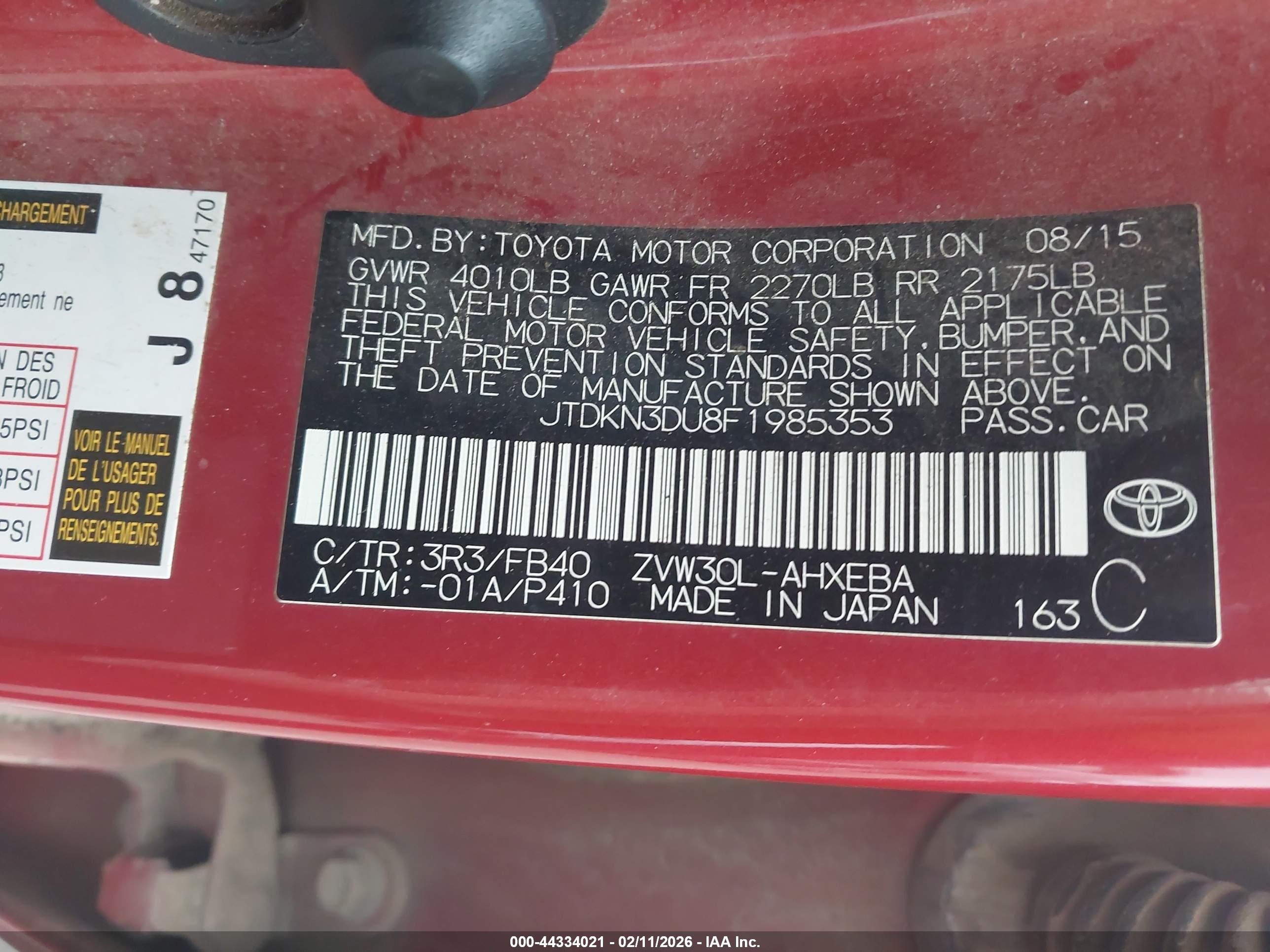 TOYOTA PRIUS image 9