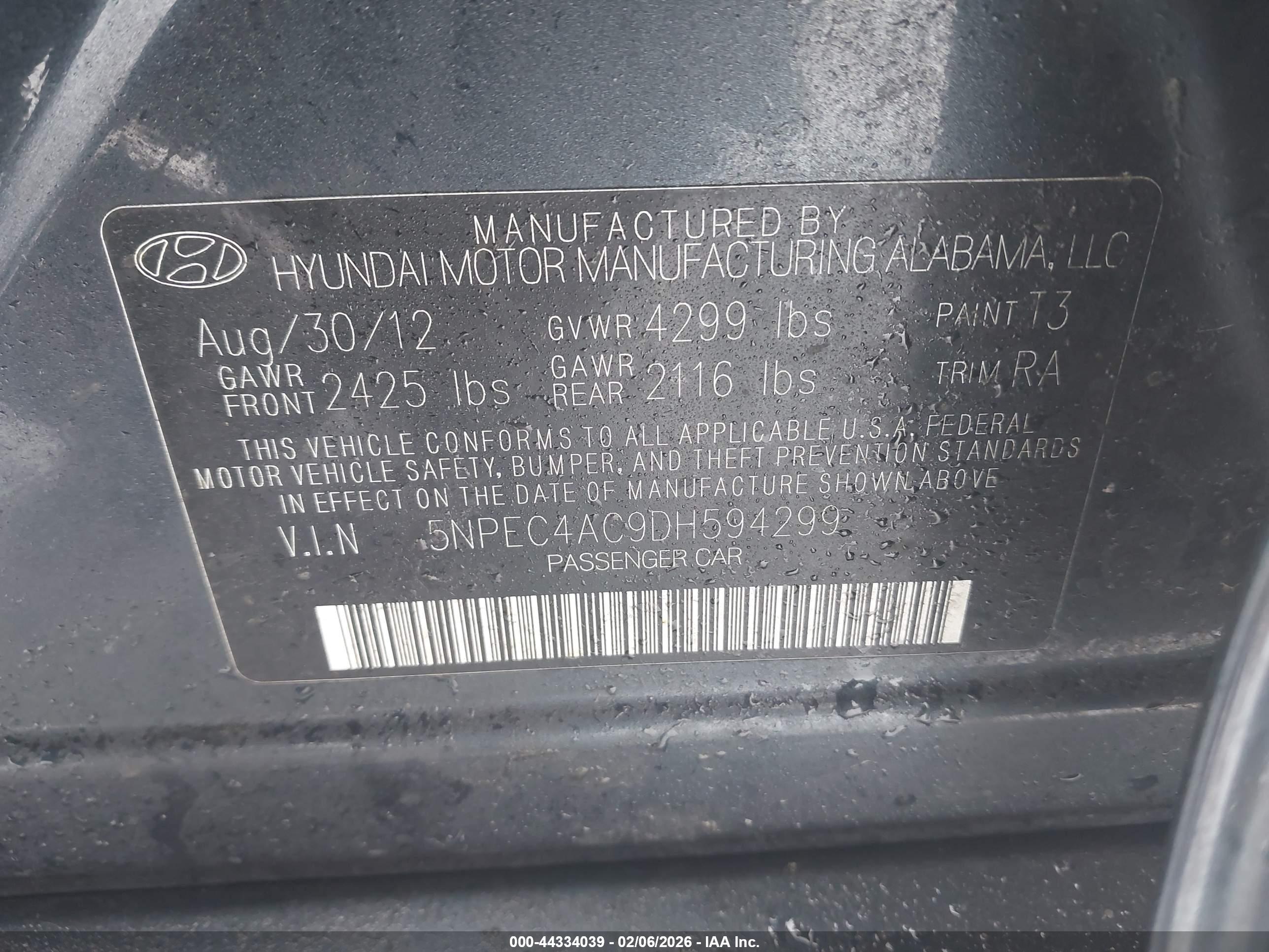 HYUNDAI SONATA image 9