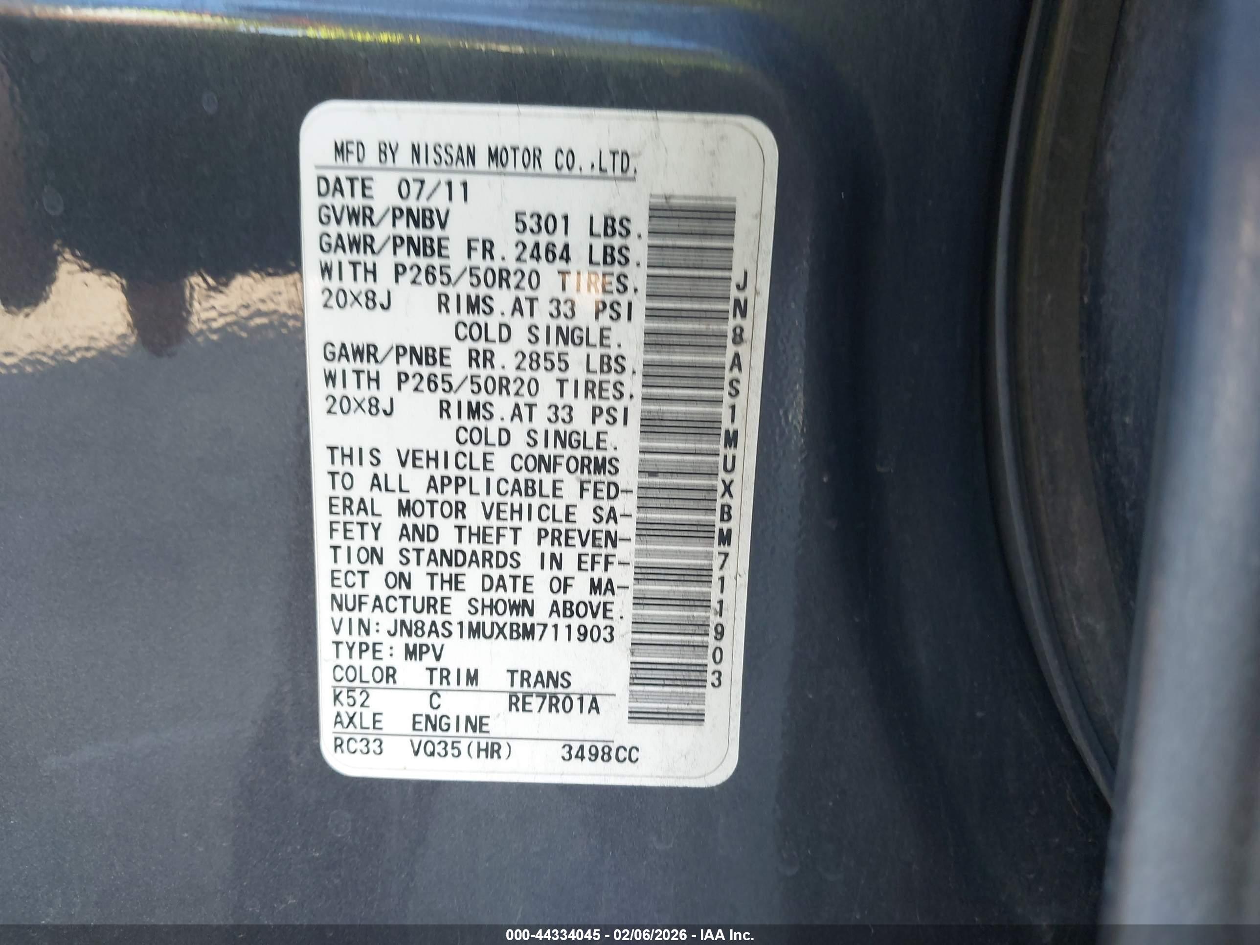 INFINITI FX35 image 9