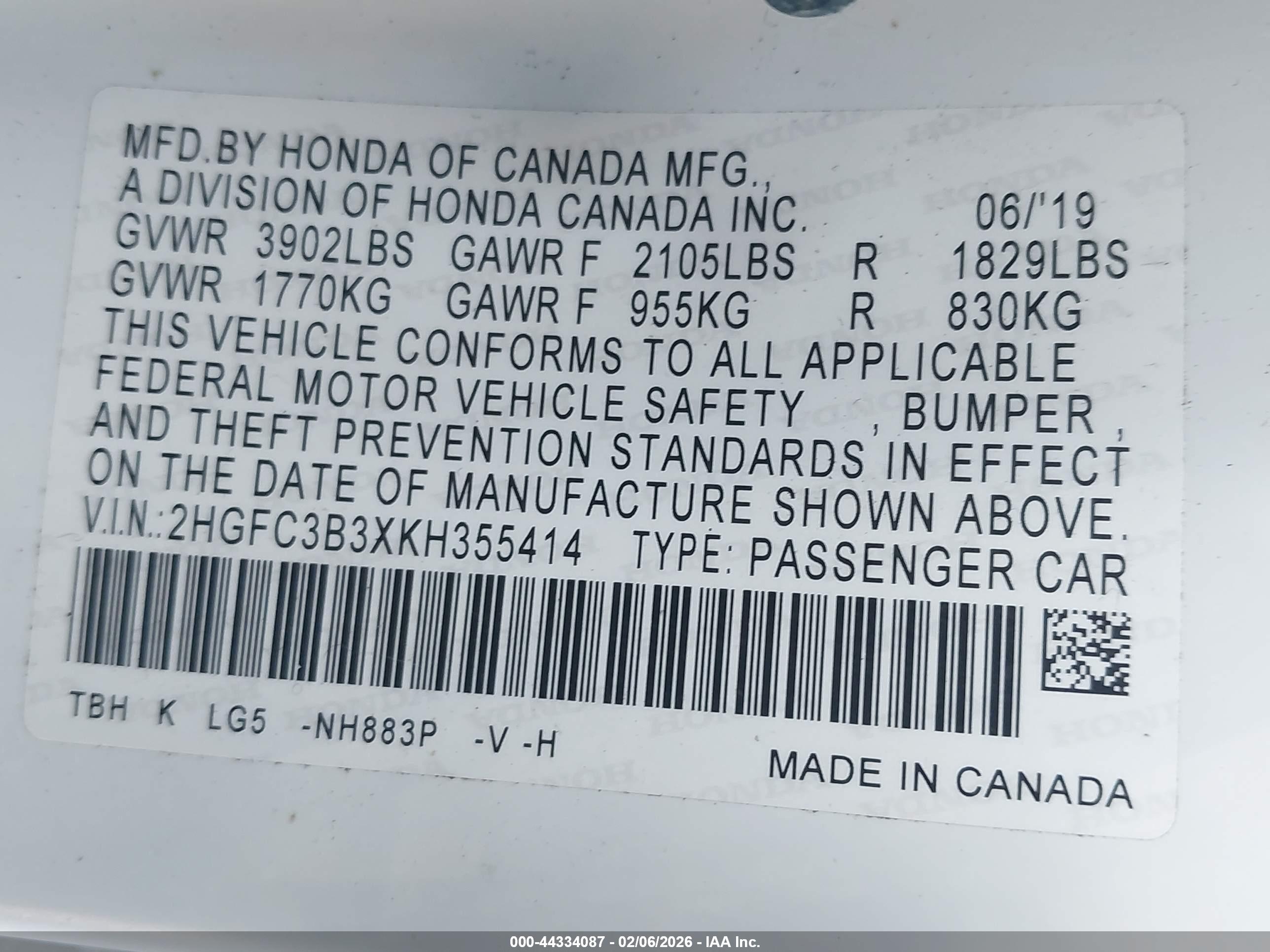 HONDA CIVIC image 9