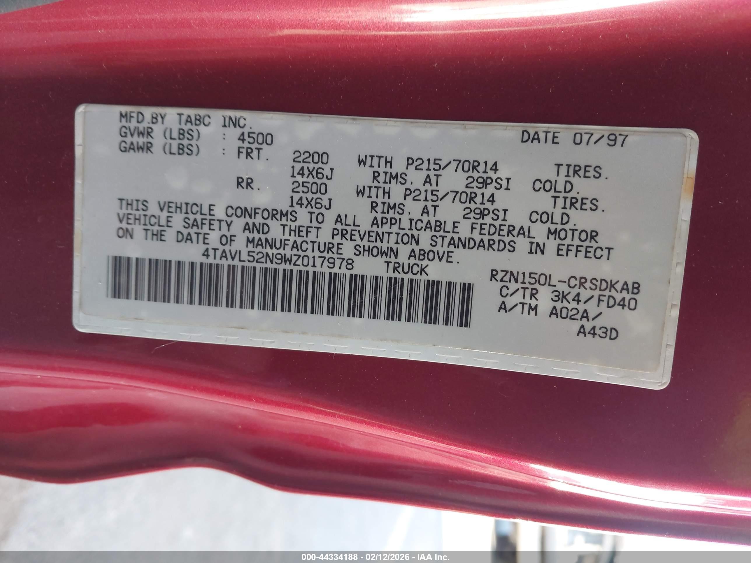 TOYOTA TACOMA image 9