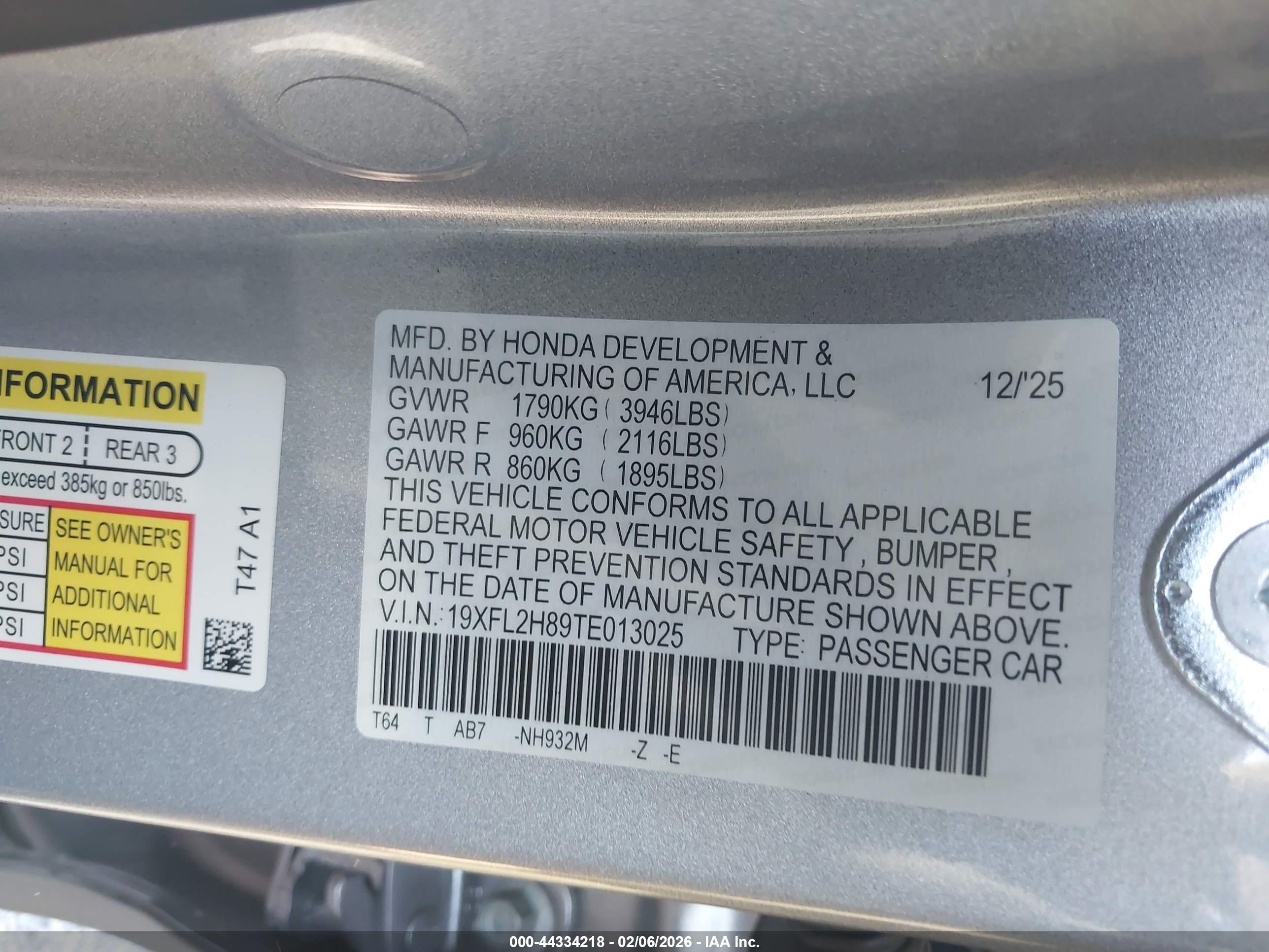 HONDA CIVIC image 9