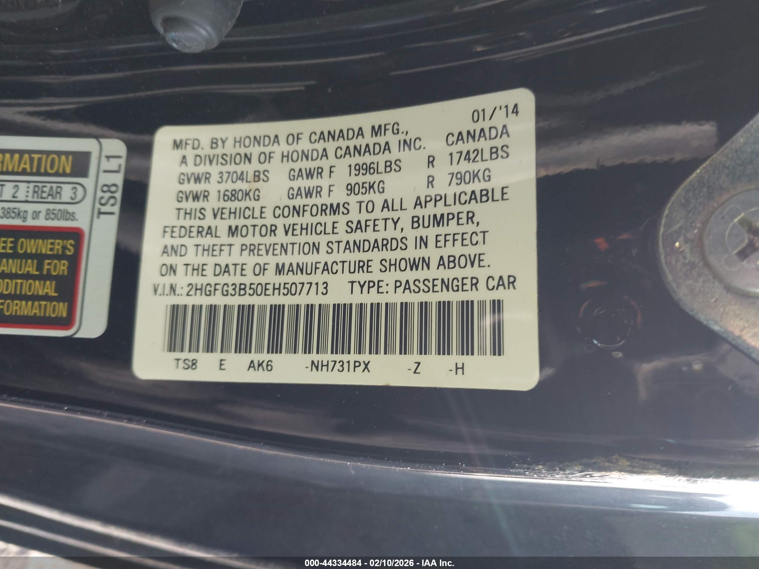 HONDA CIVIC image 9