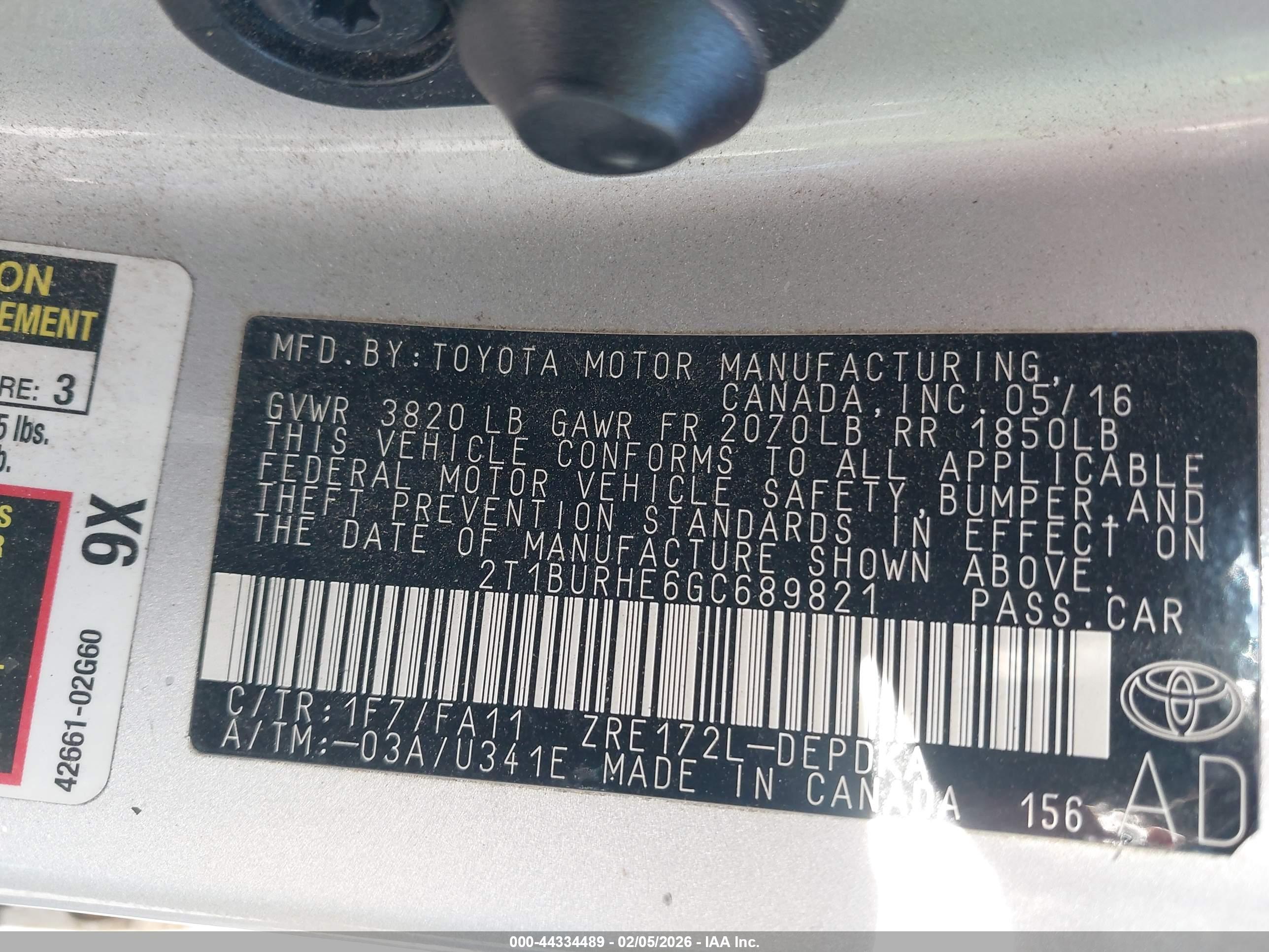 TOYOTA COROLLA image 9