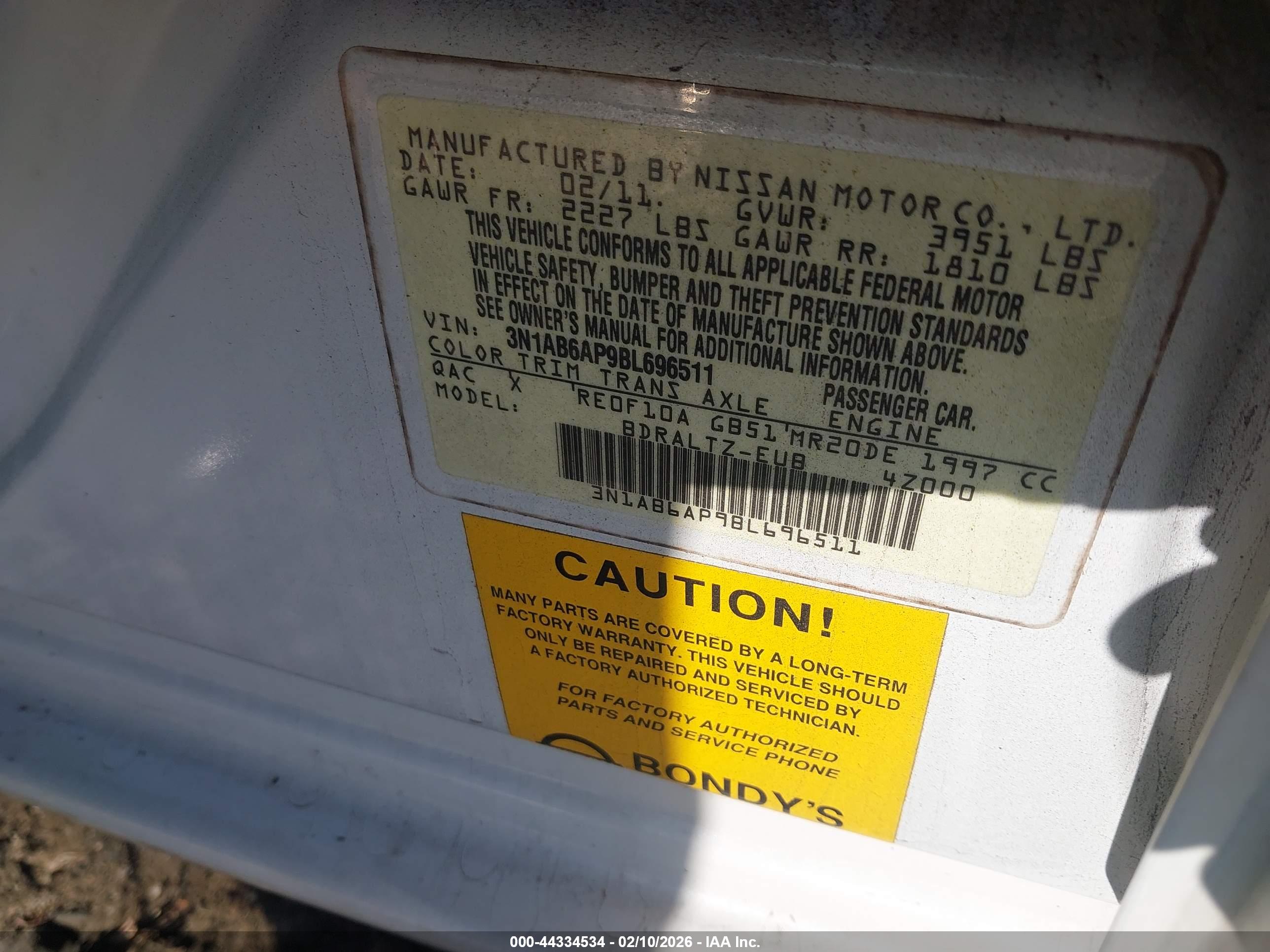 NISSAN SENTRA image 9