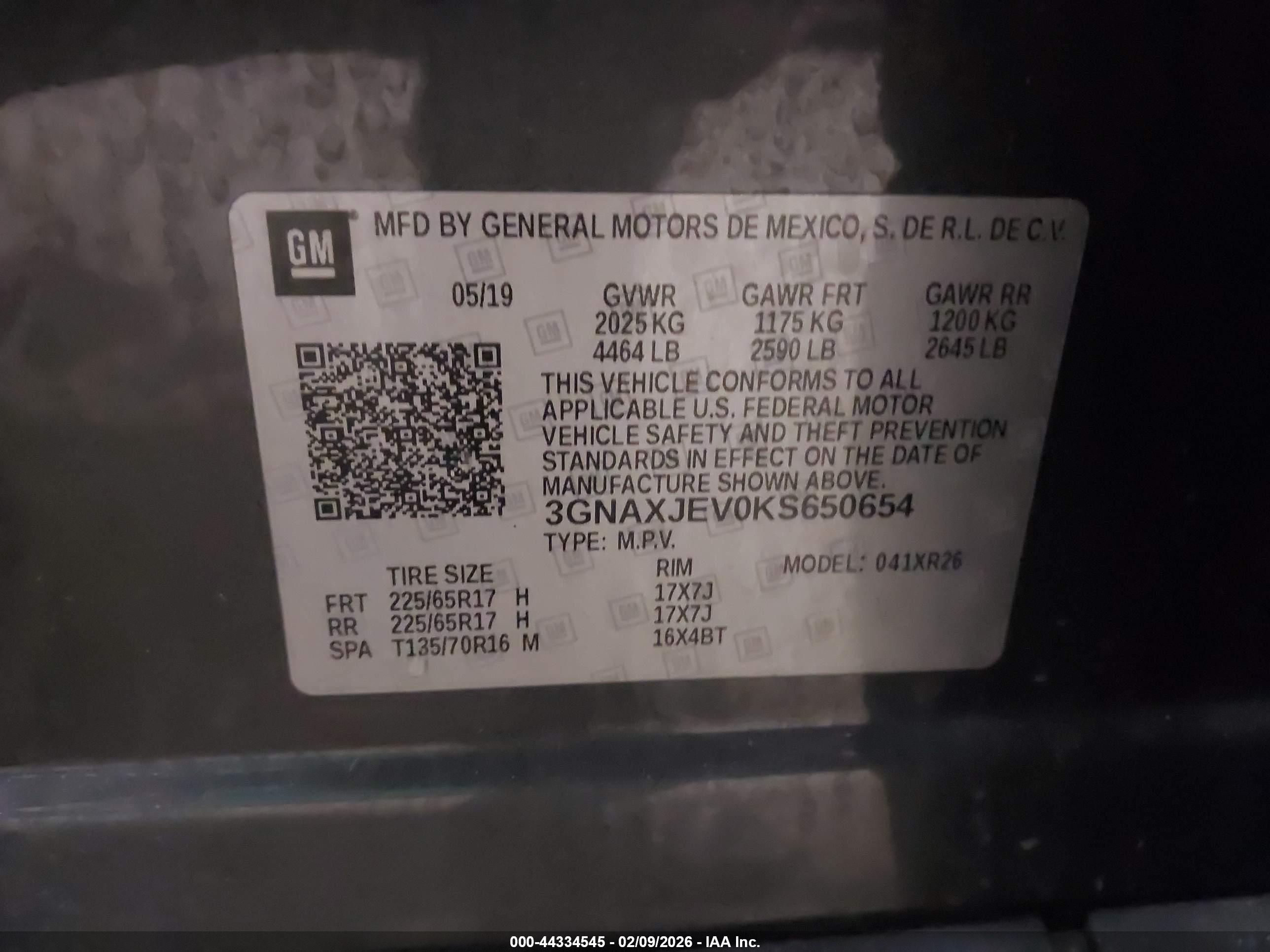 CHEVROLET EQUINOX image 9
