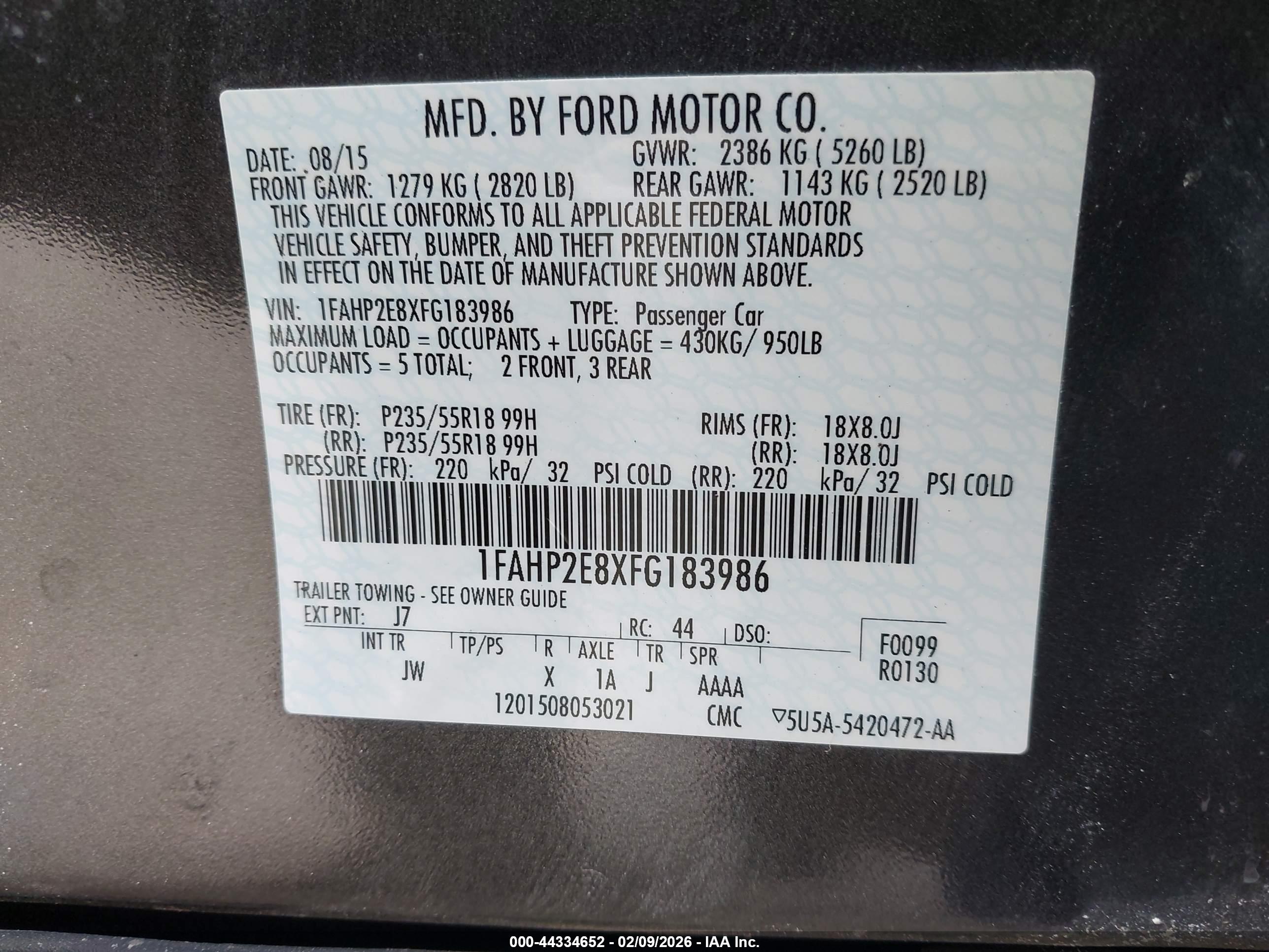 FORD TAURUS image 9