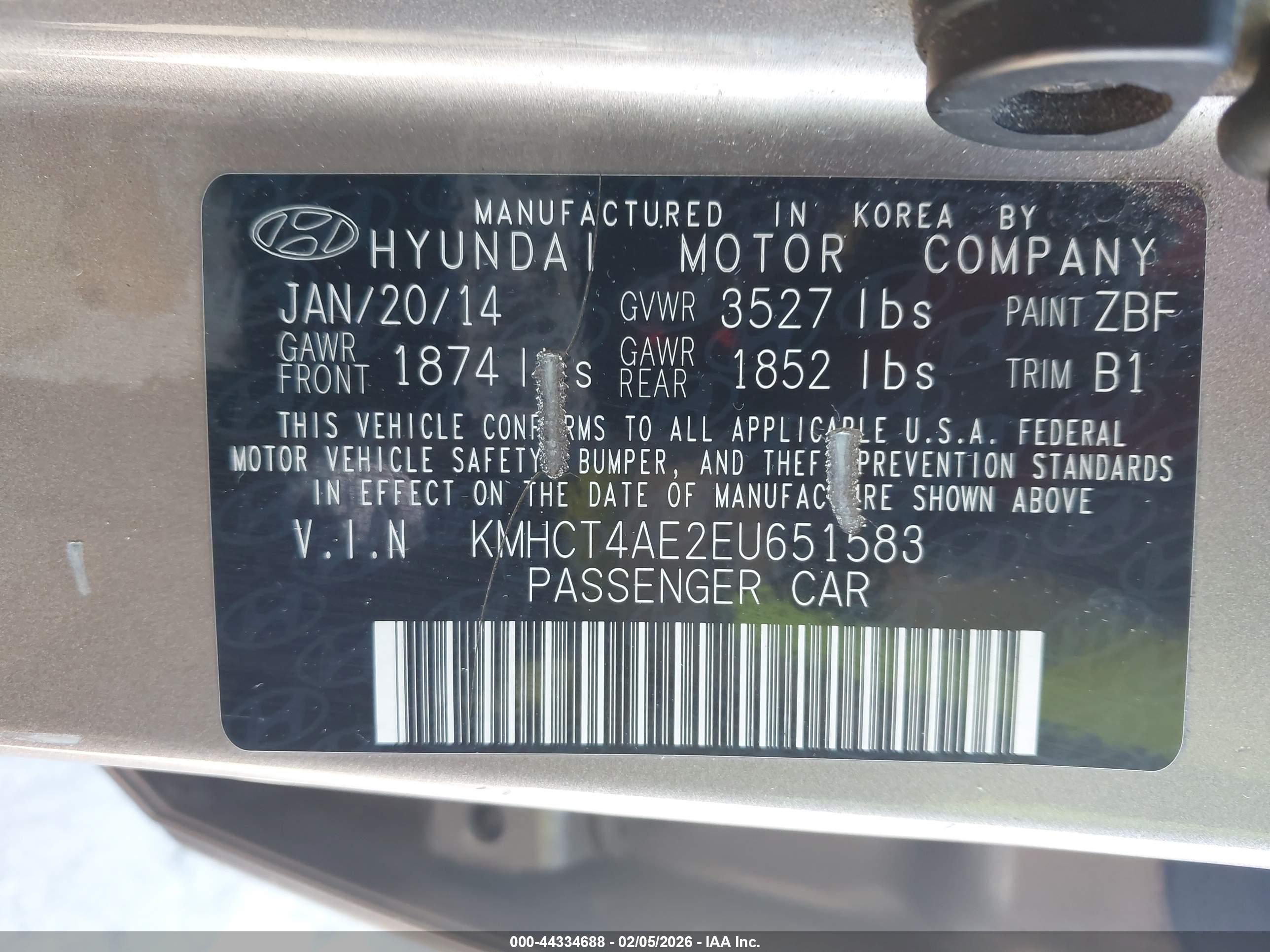 HYUNDAI ACCENT image 9