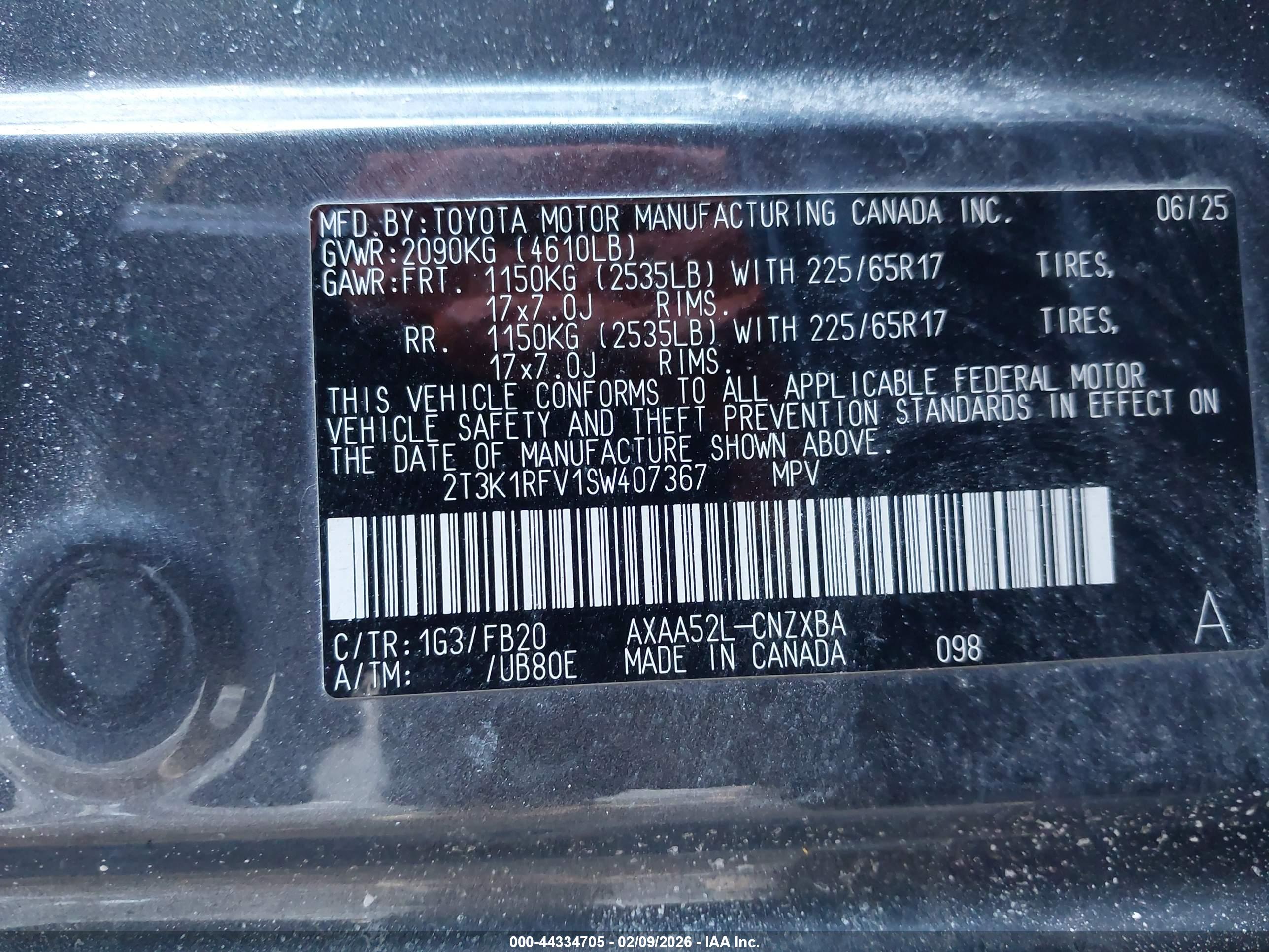 TOYOTA RAV4 image 9