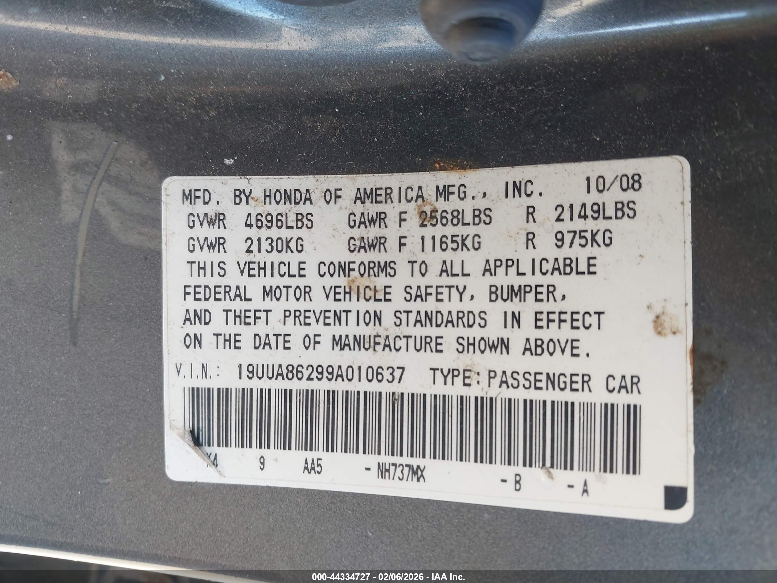 ACURA TL image 9
