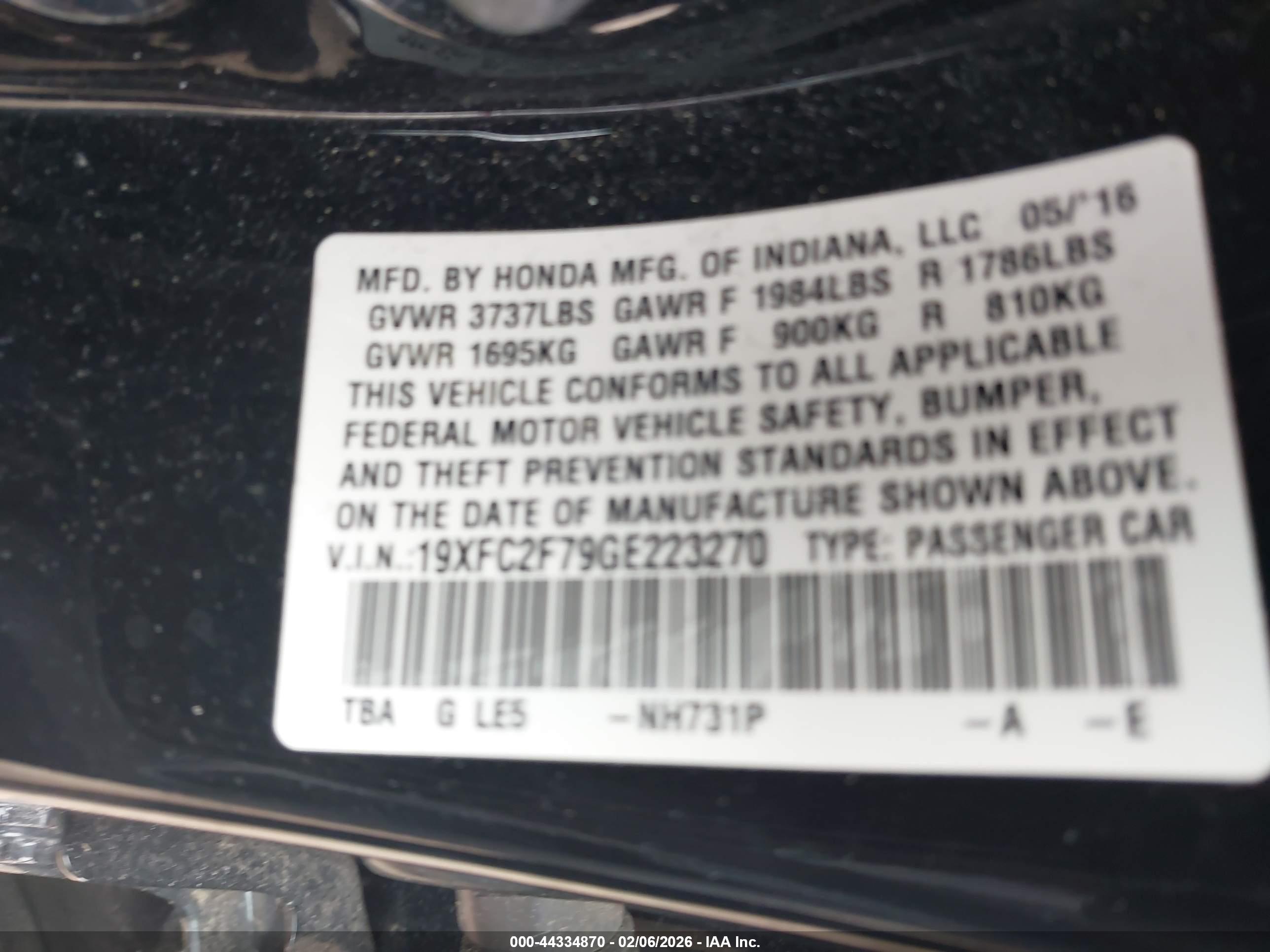 HONDA CIVIC image 9