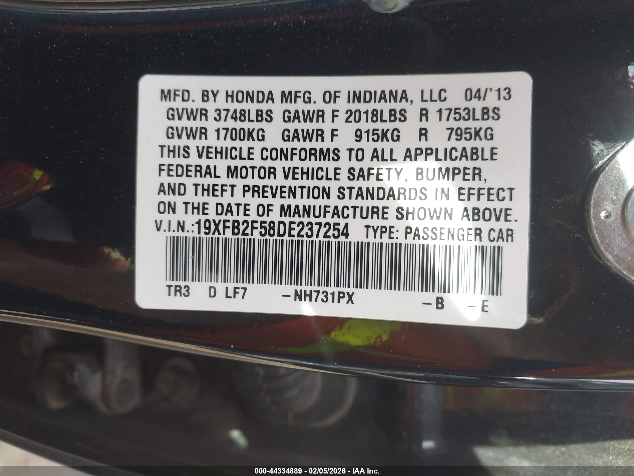 HONDA CIVIC image 9