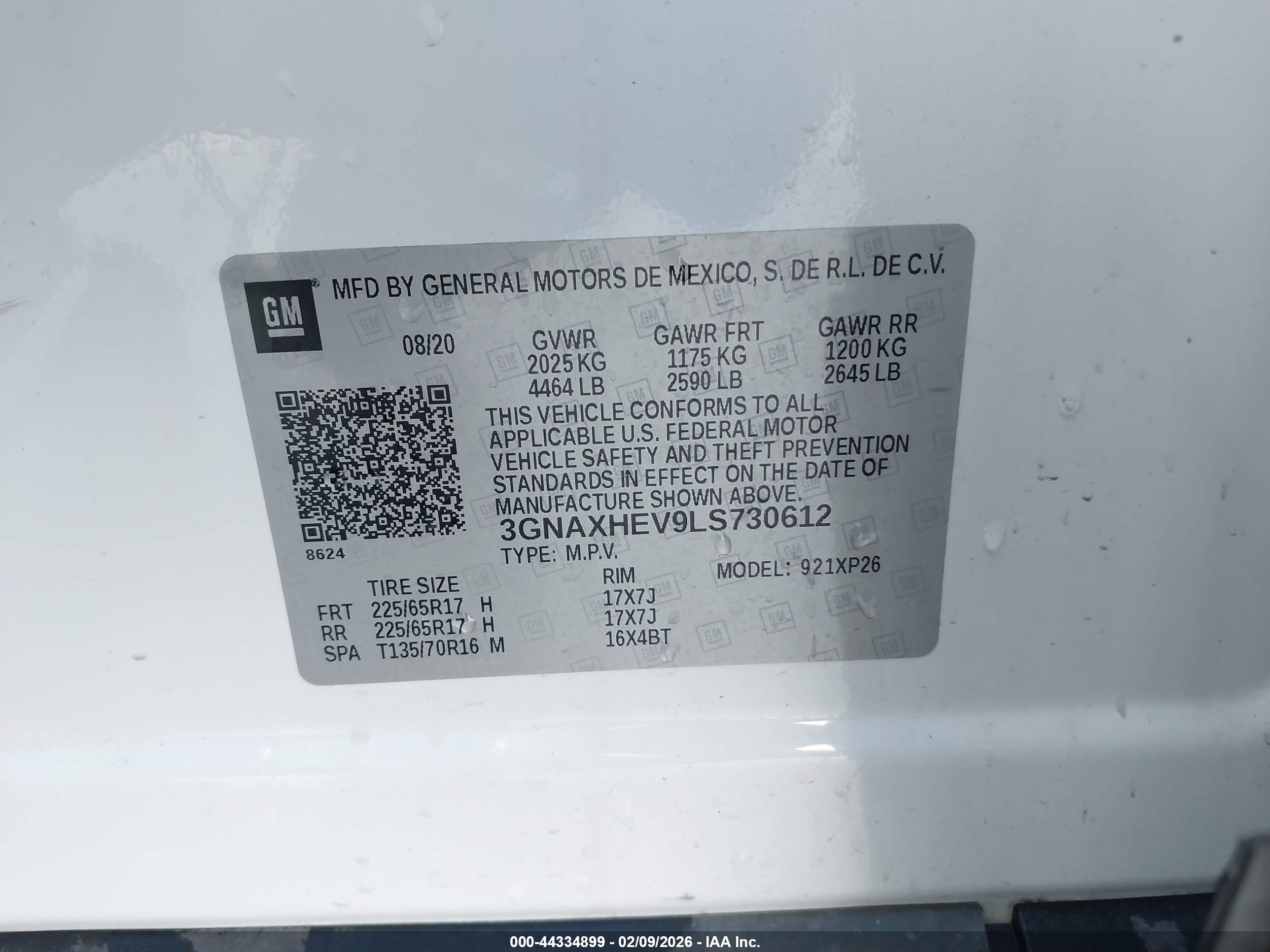 CHEVROLET EQUINOX image 9