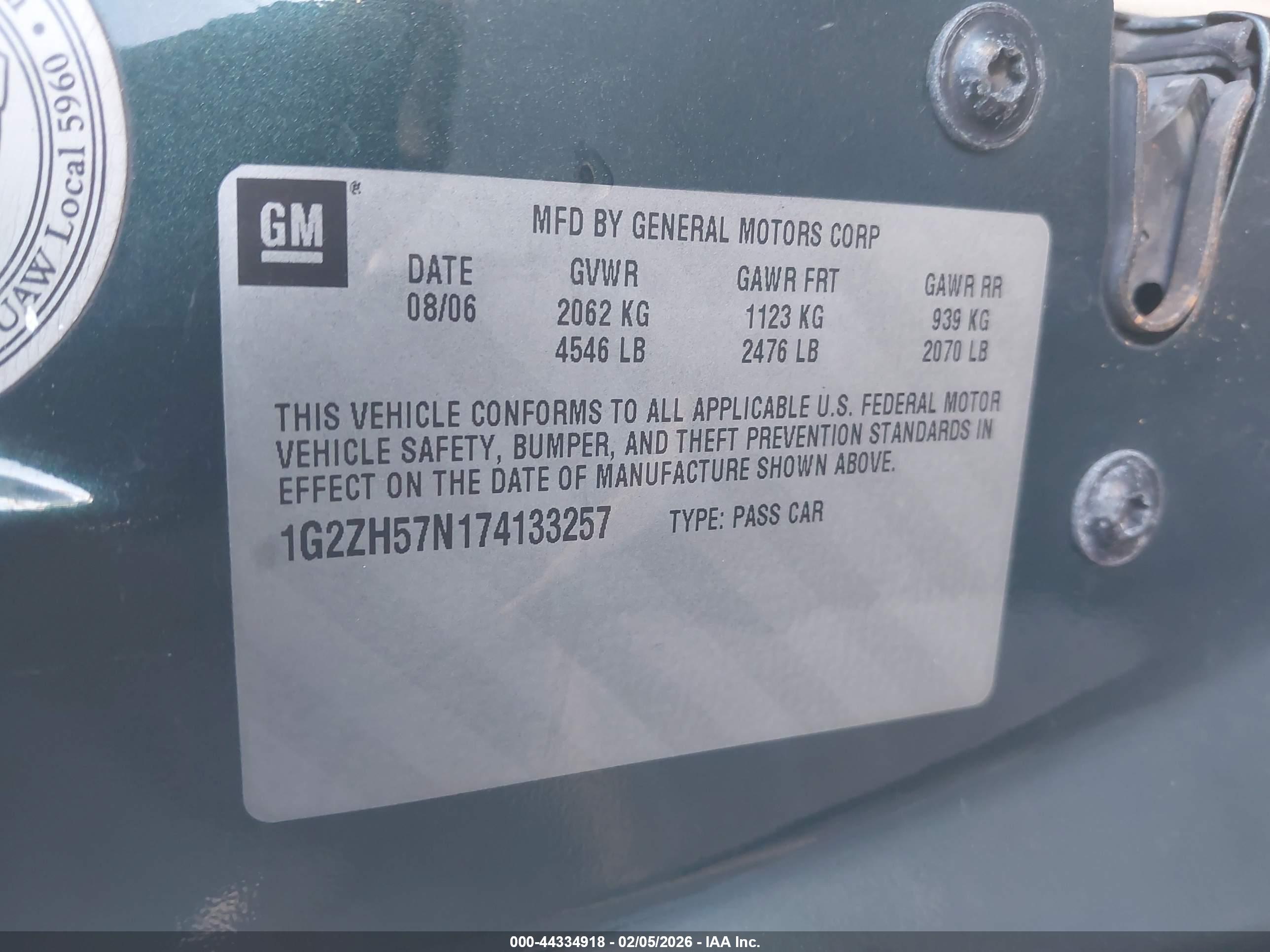 PONTIAC G6 image 9