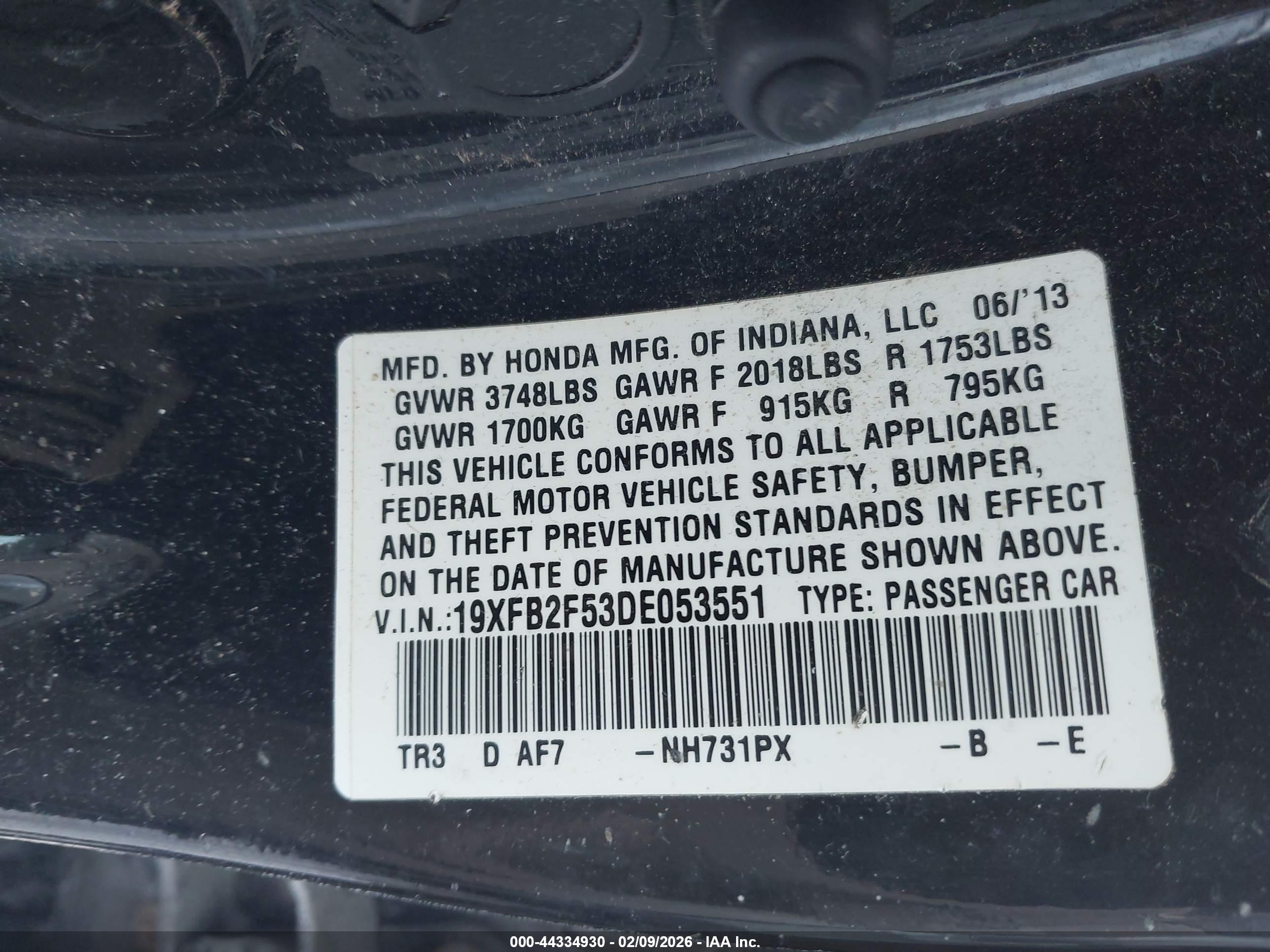 HONDA CIVIC image 9