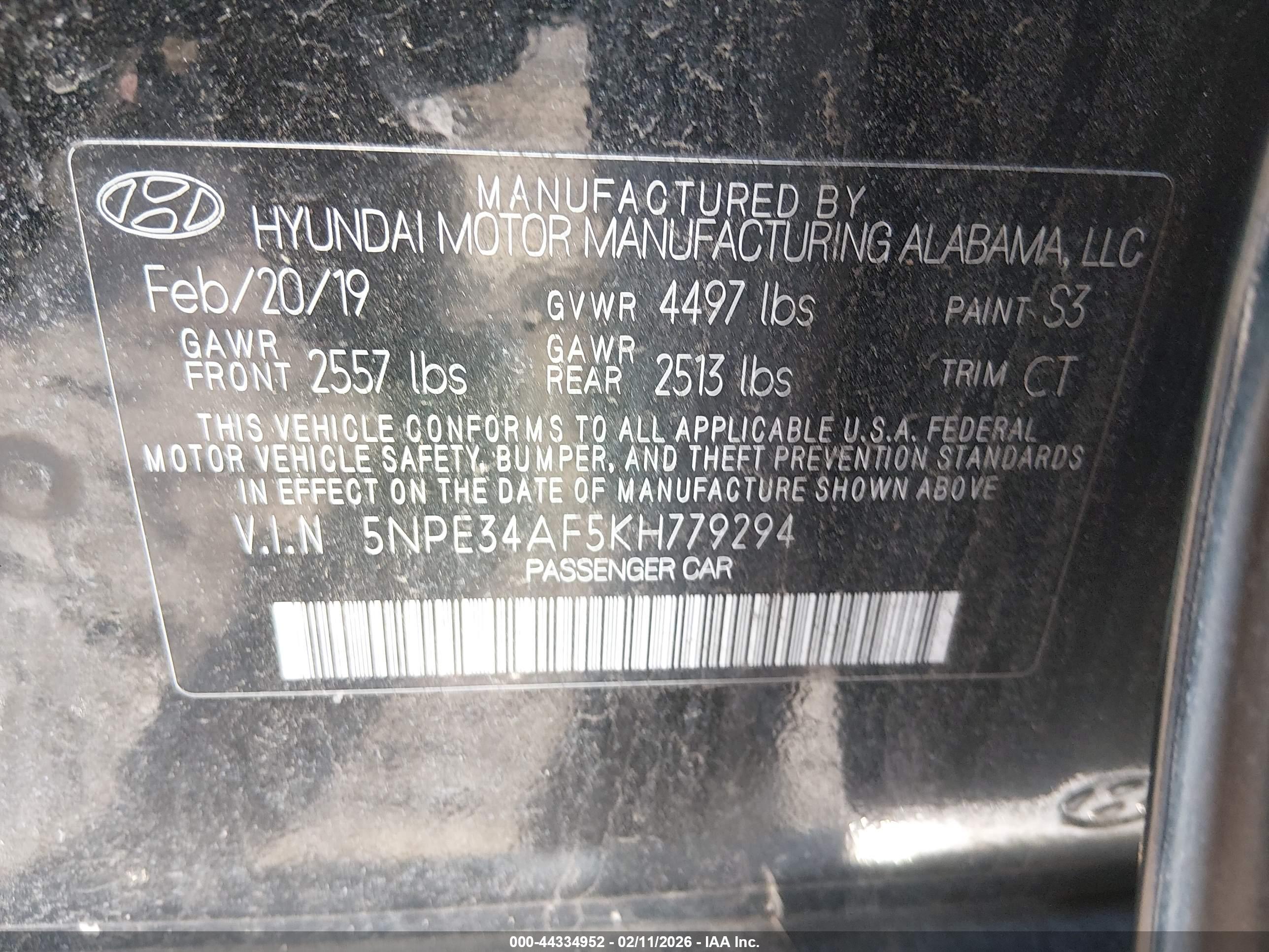 HYUNDAI SONATA image 9