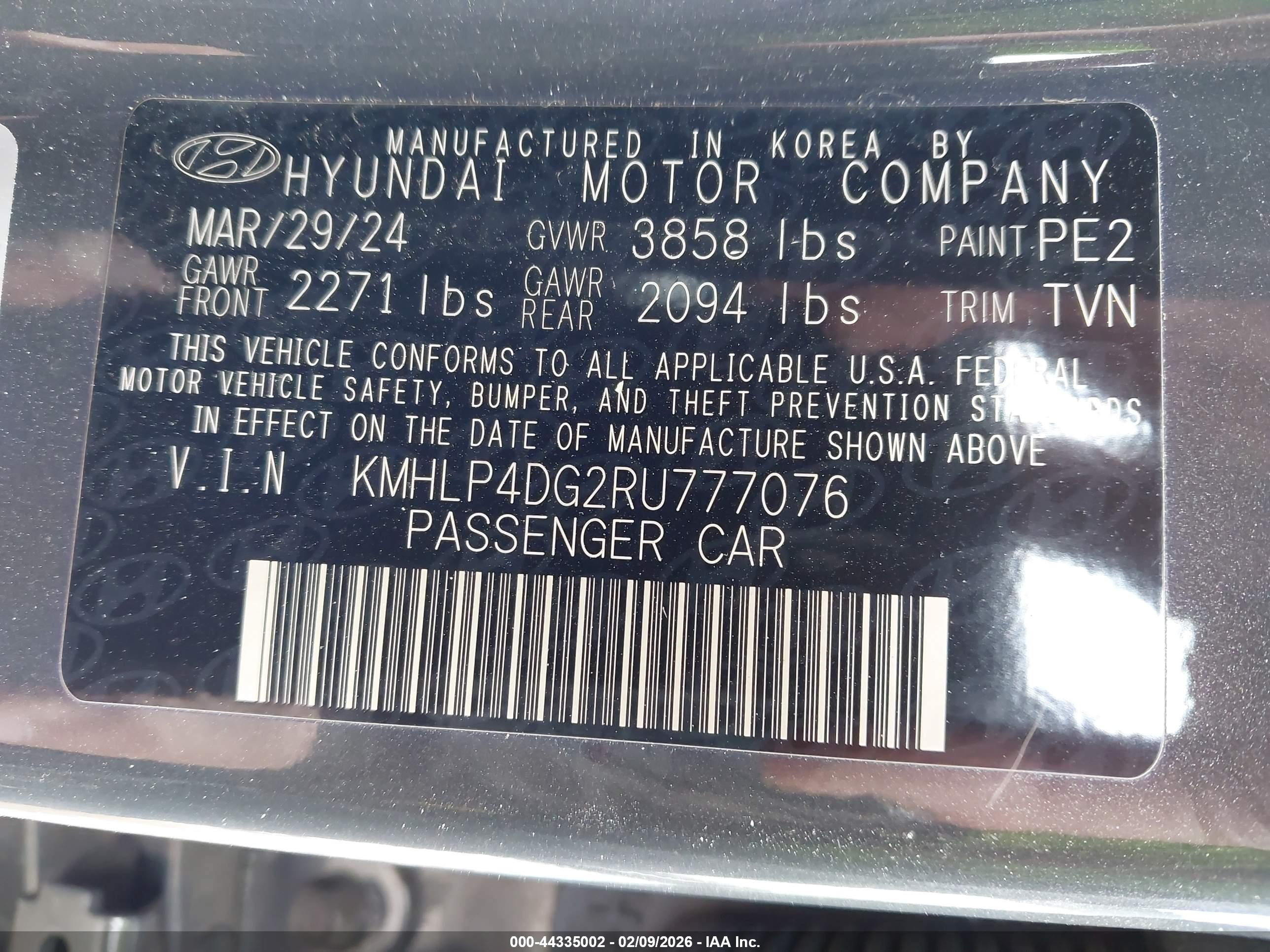 HYUNDAI ELANTRA image 9