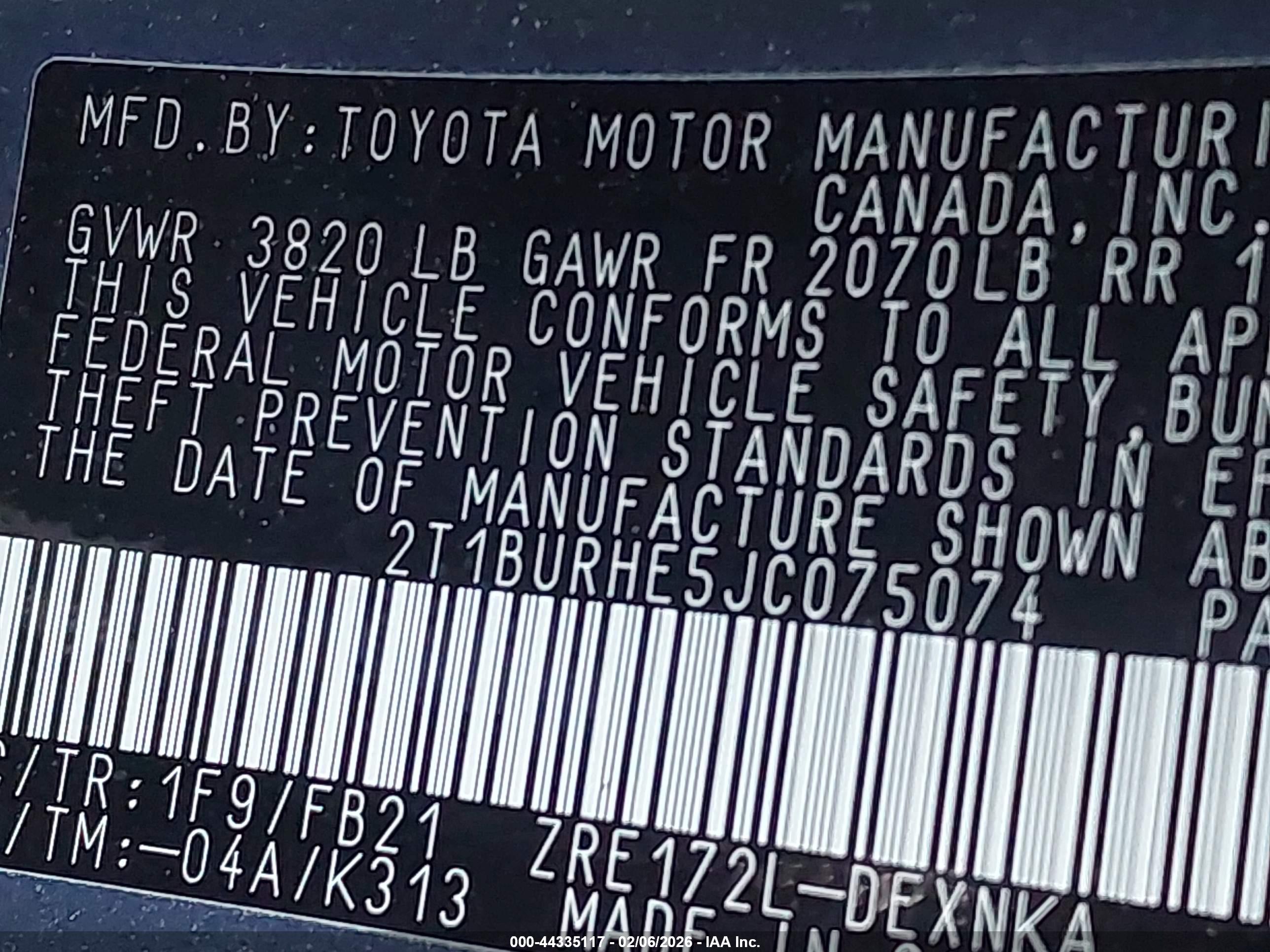 TOYOTA COROLLA image 9